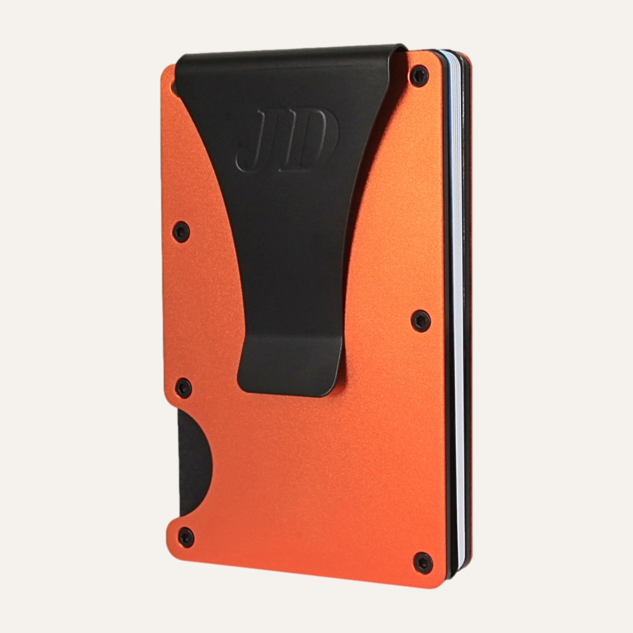 Tangerine - Aluminium - Geldklammer - Kartenhalter