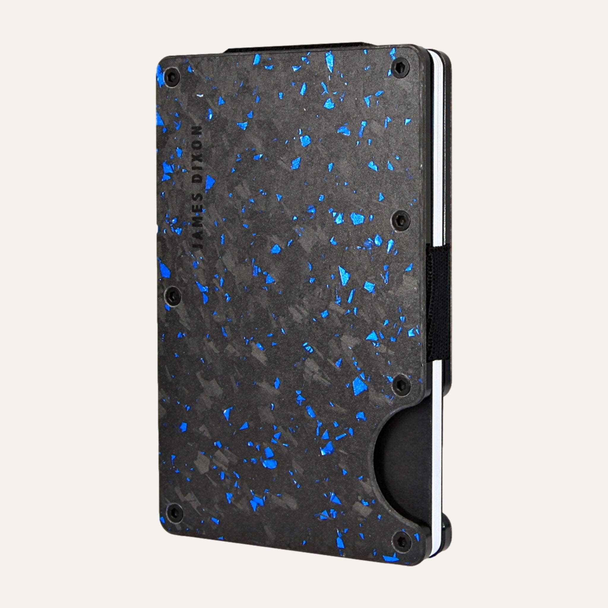 Black/Blue - Carbon - Geldband - Kartenhalter