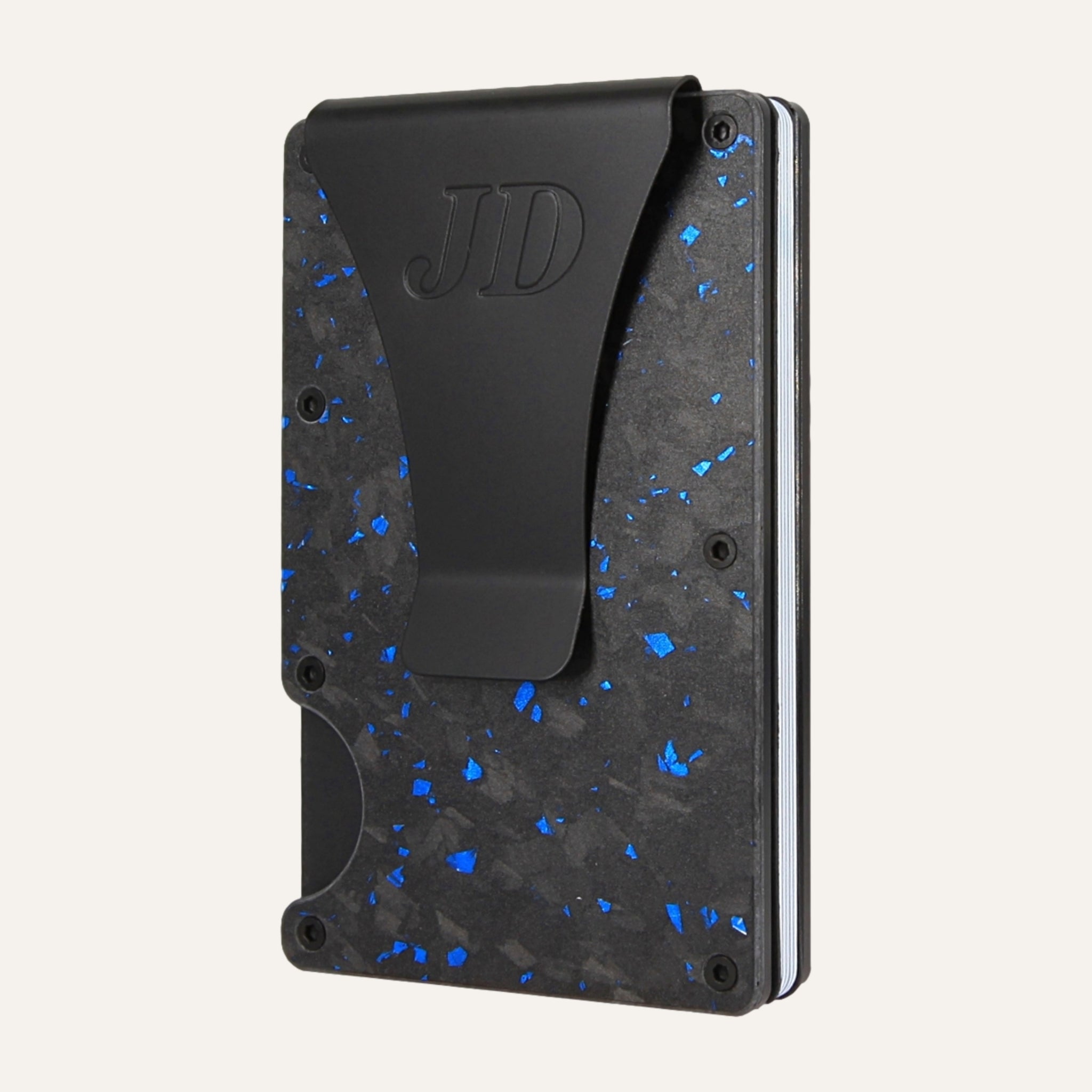 Black/Blue - Carbon - Money Clip - Wallet