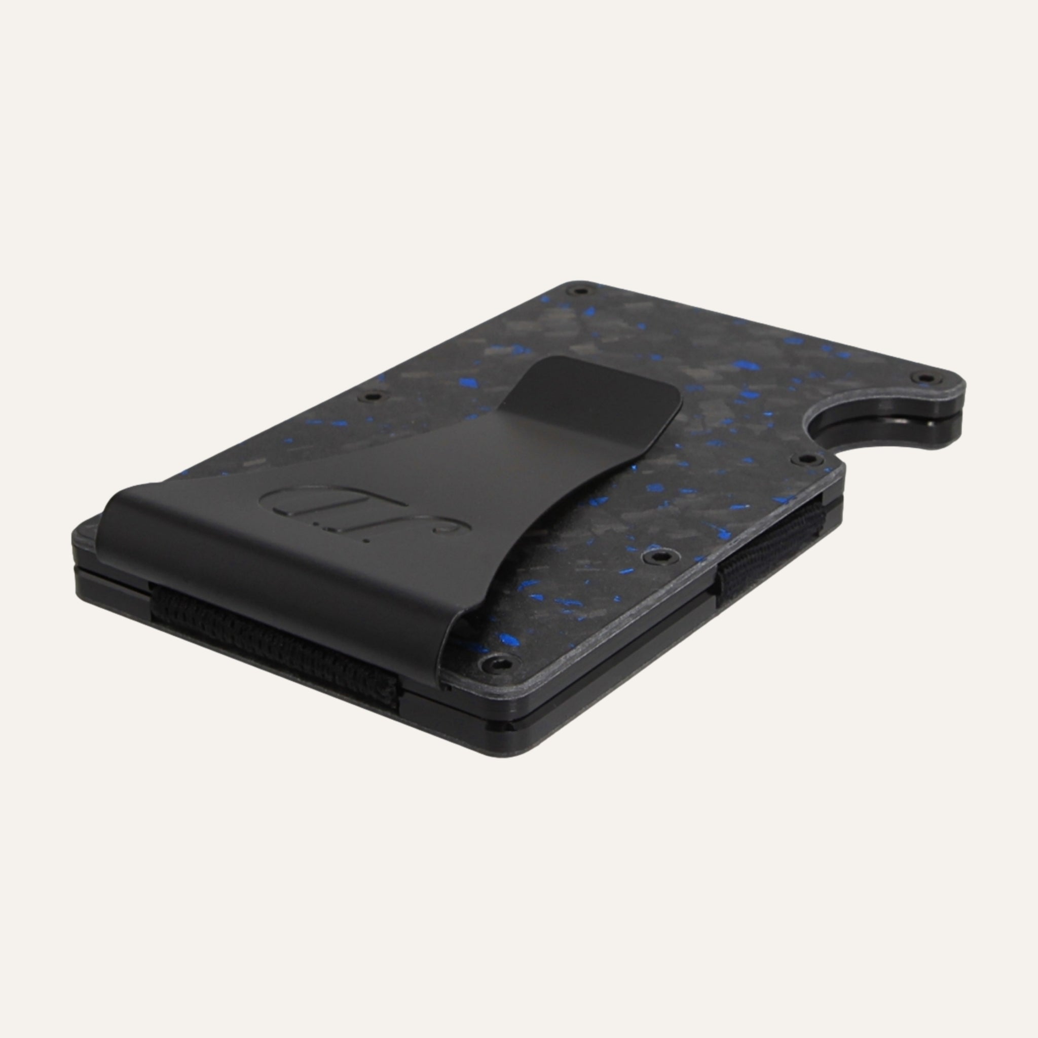Black/Blue - Carbon - Money Clip - Wallet