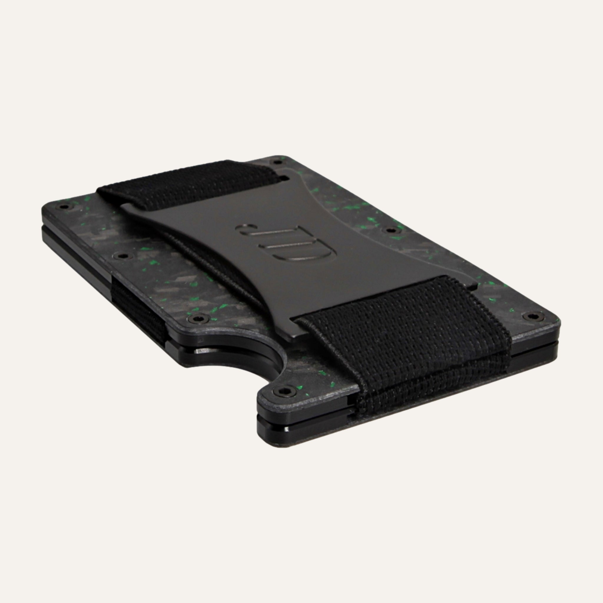 Black/Green - Carbon - Cash Strap - Wallet