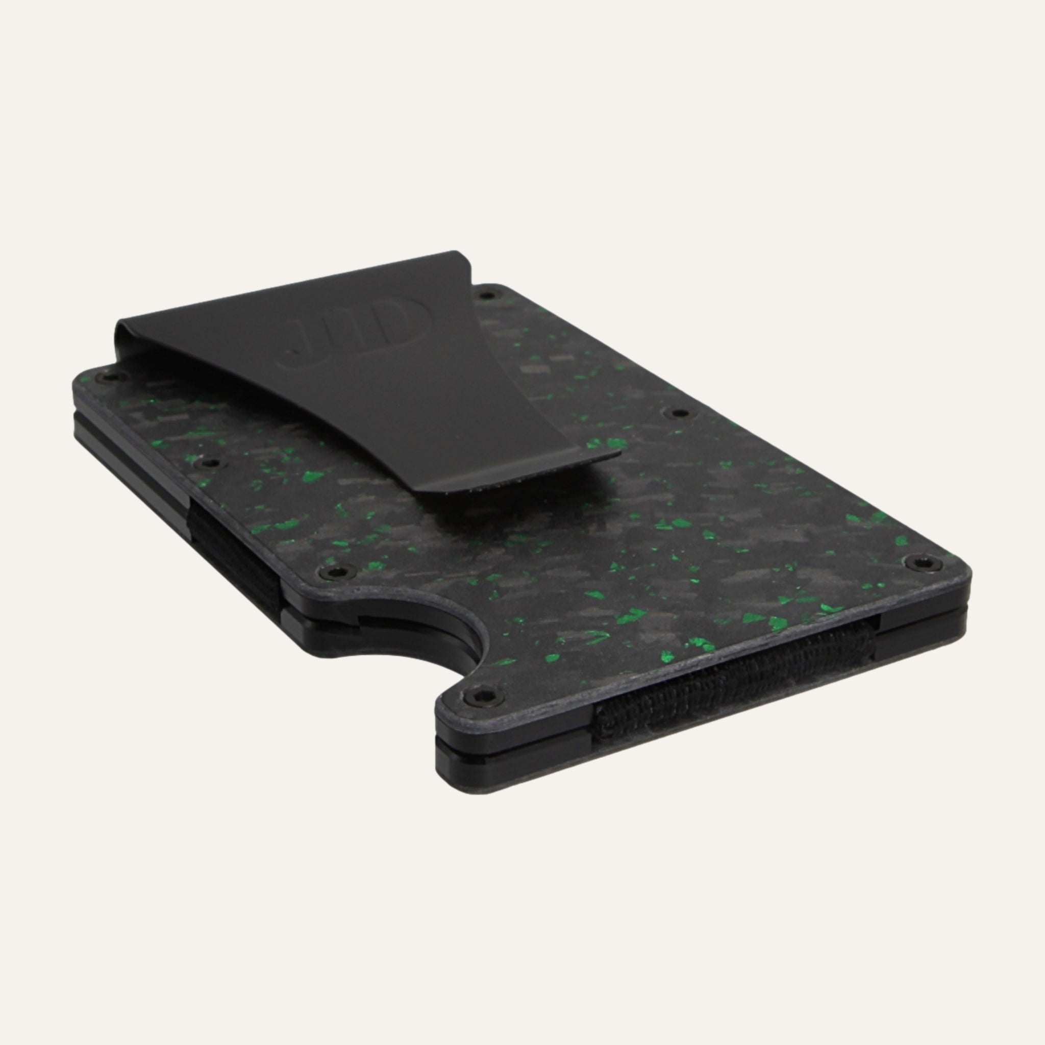 Black/Green - Carbon - Geldklammer - Kartenhalter