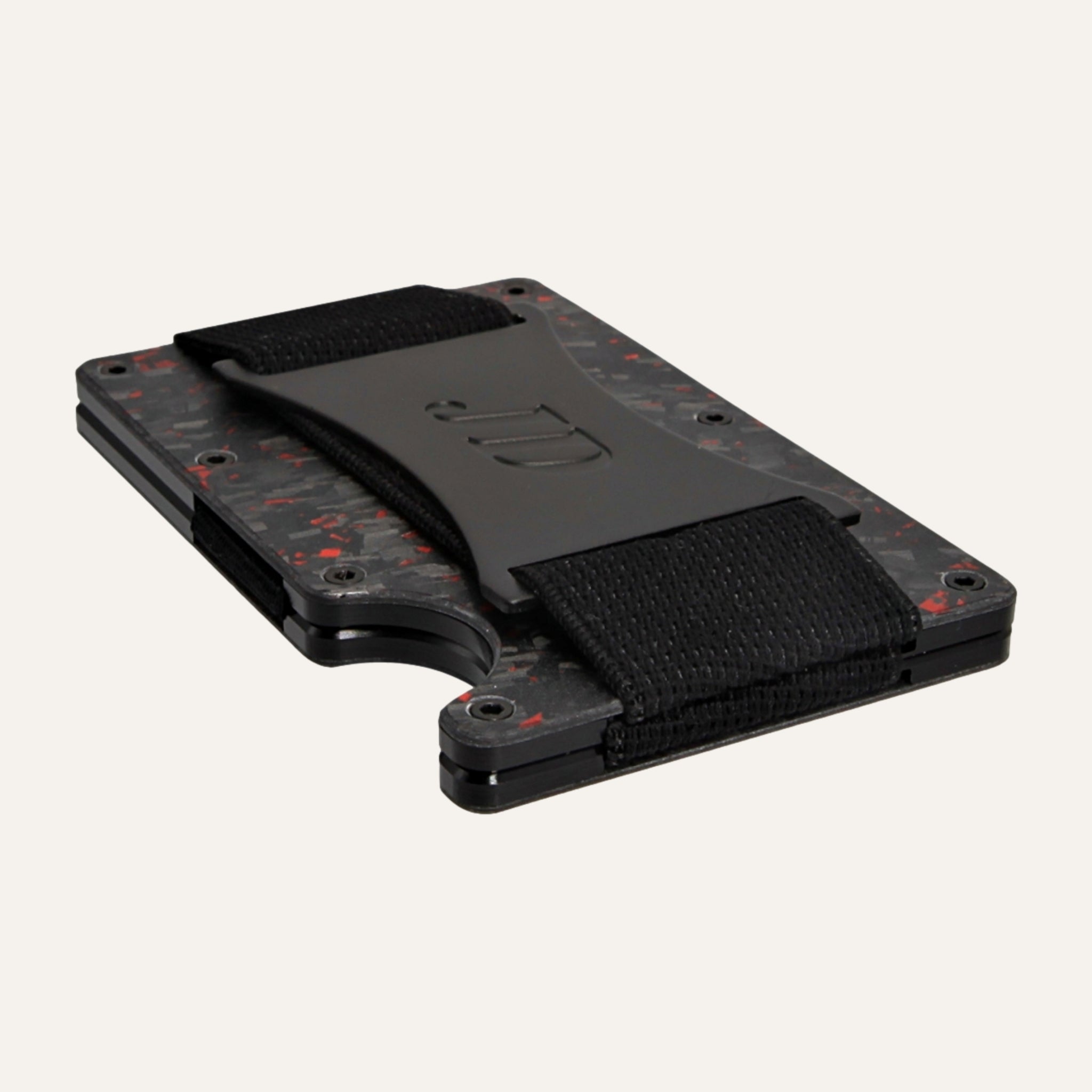 Black/Red - Carbon - Cash Strap - Wallet