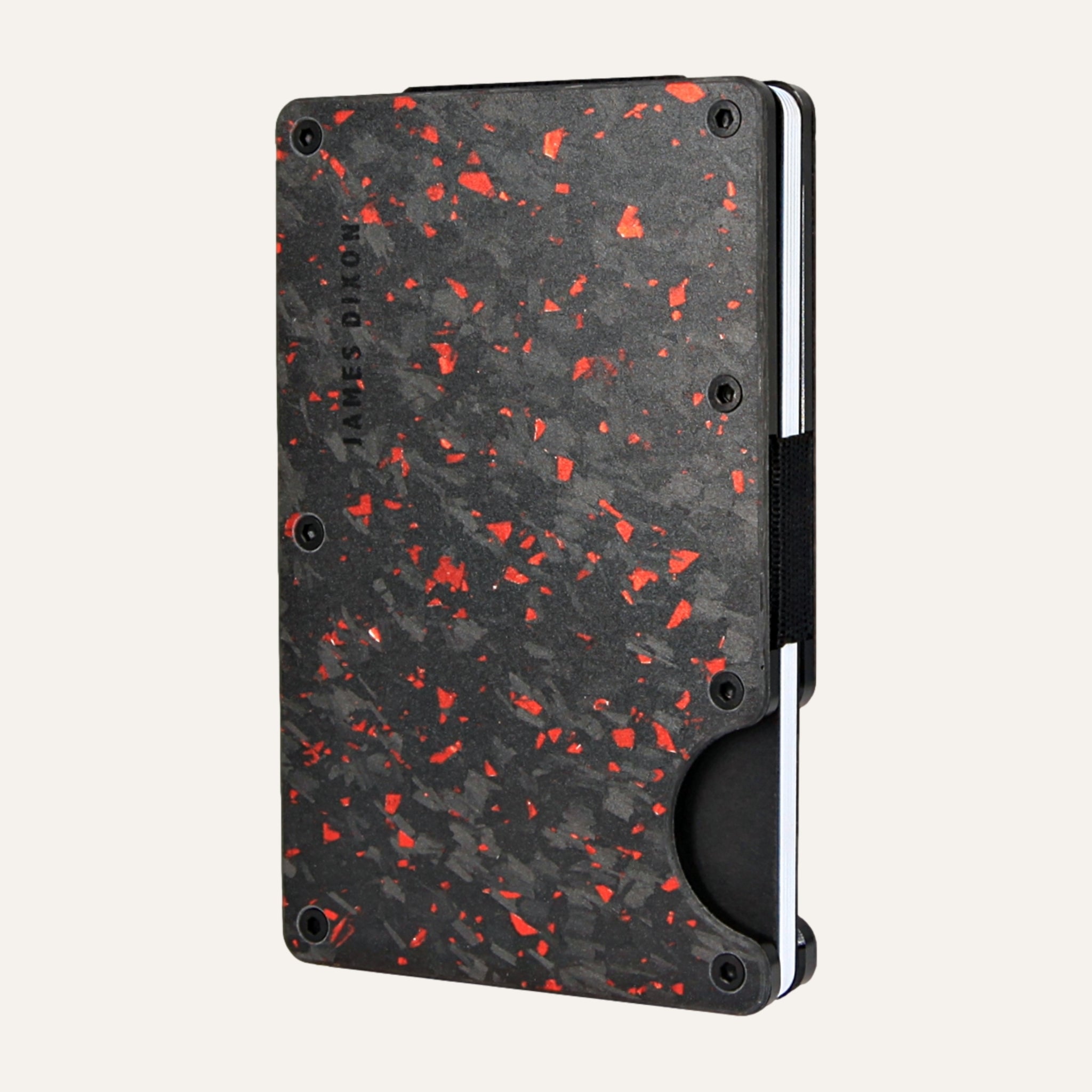 Black/Red - Carbon - Cash Strap - Wallet