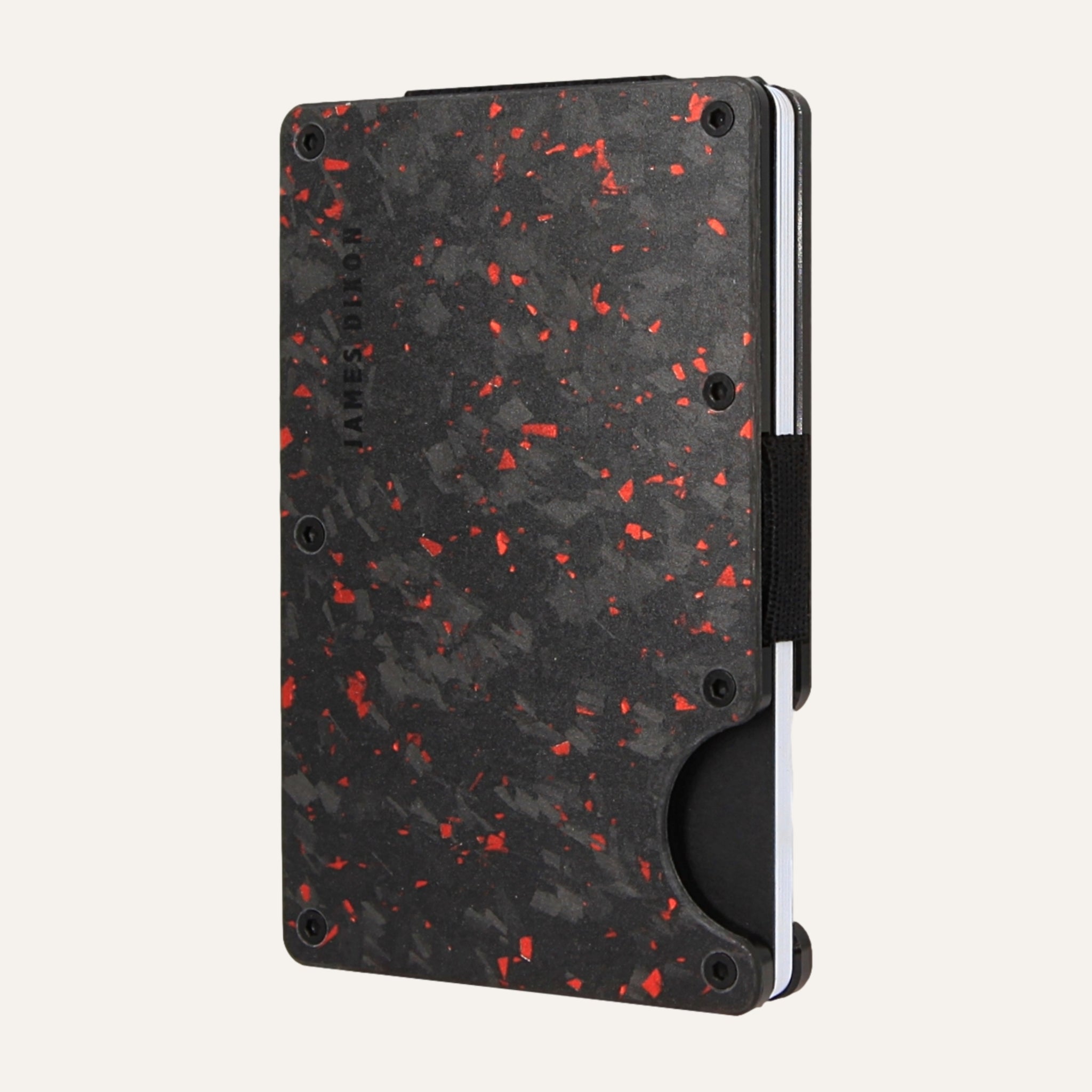 Black/Red - Carbon - Money Clip - Wallet