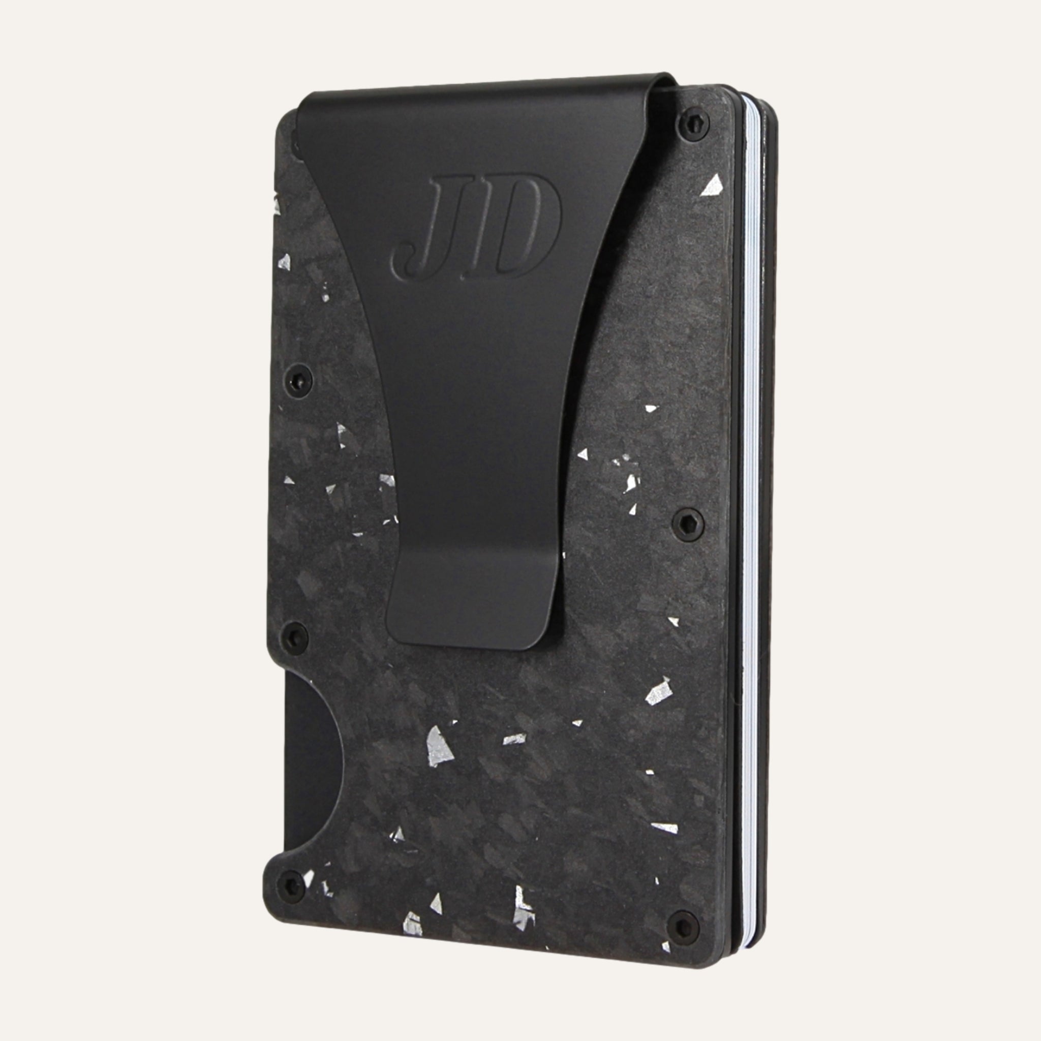 Black/Silver - Carbon - Money Clip - Wallet
