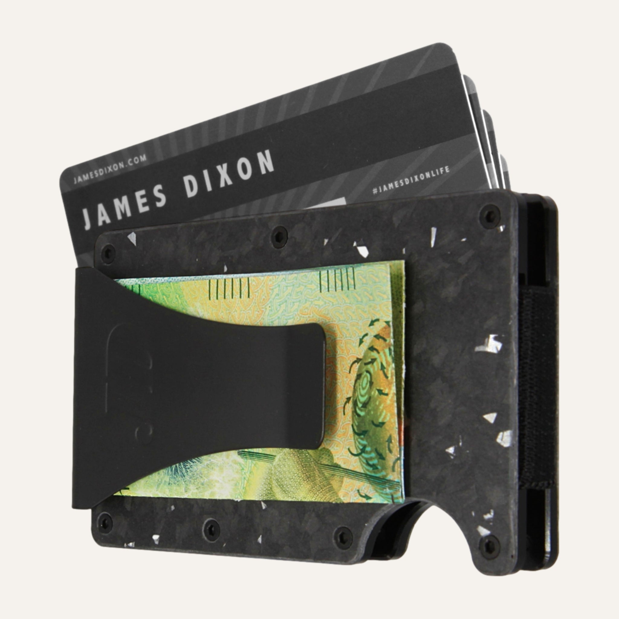 Black/Silver - Carbon - Money Clip - Wallet