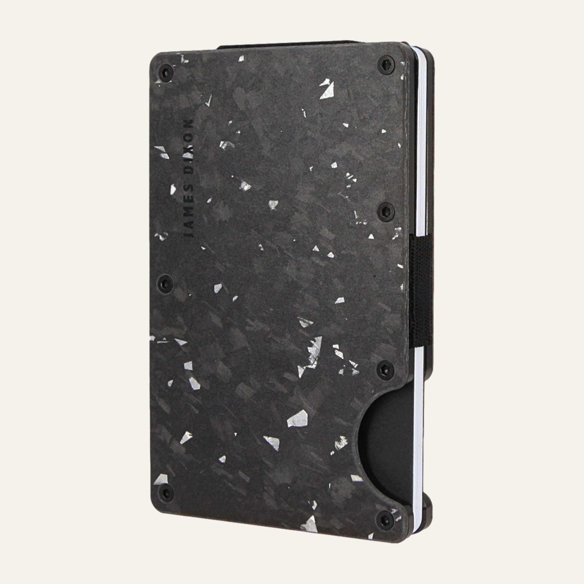 Black/Silver - Carbon - Money Clip - Wallet