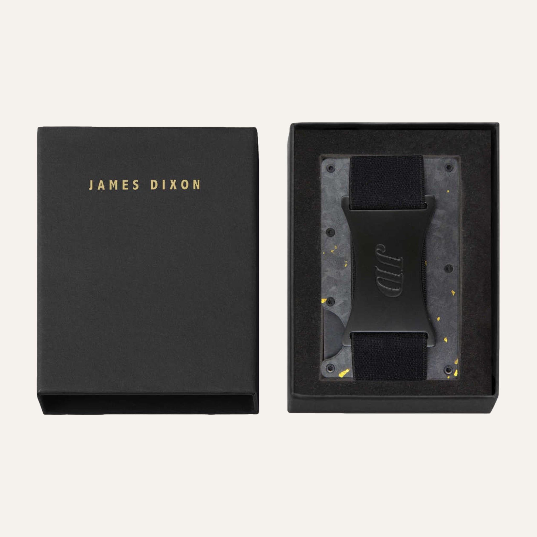 Black/Yellow - Carbon - Cash Strap - Wallet