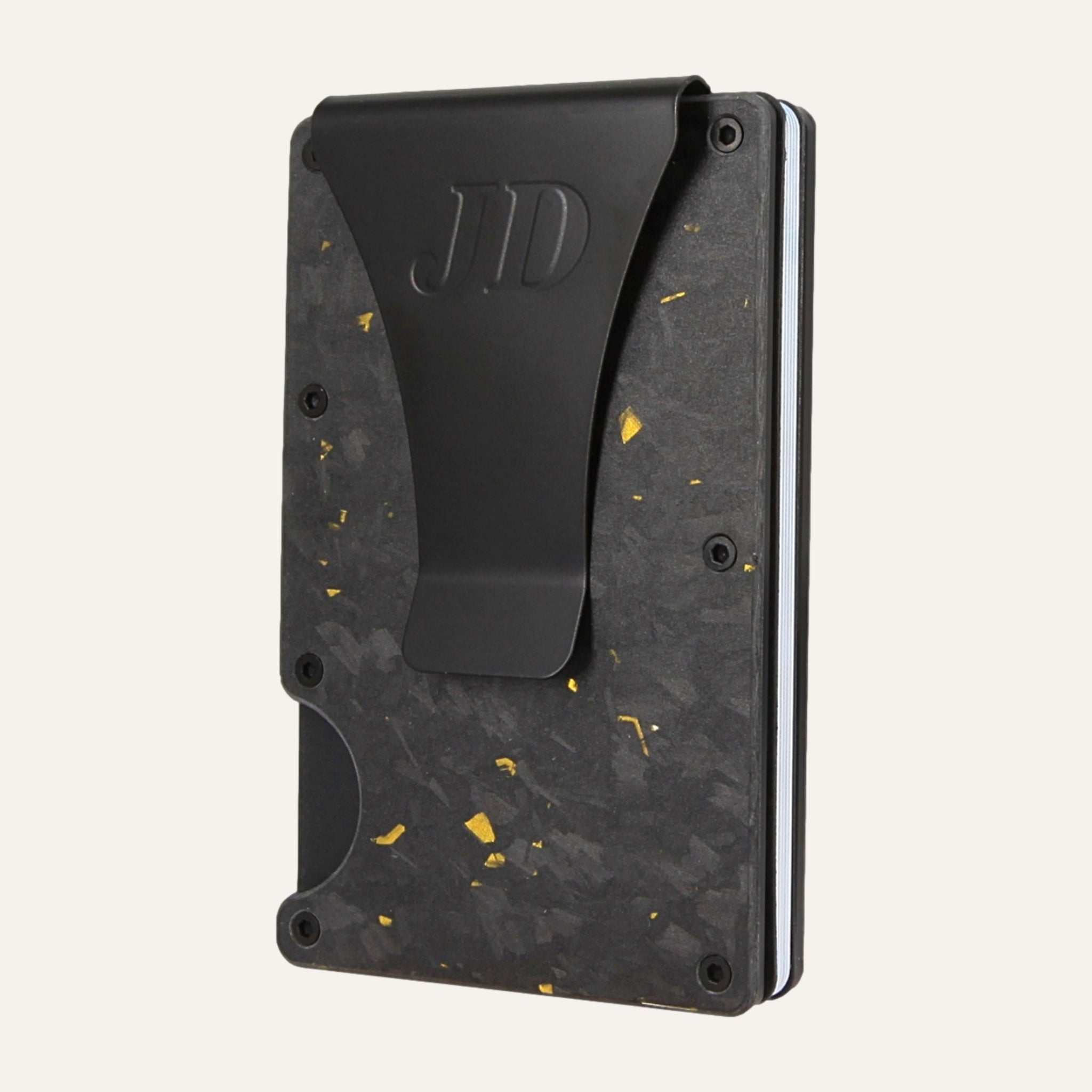 Black/Yellow - Carbon - Geldklammer - Kartenhalter