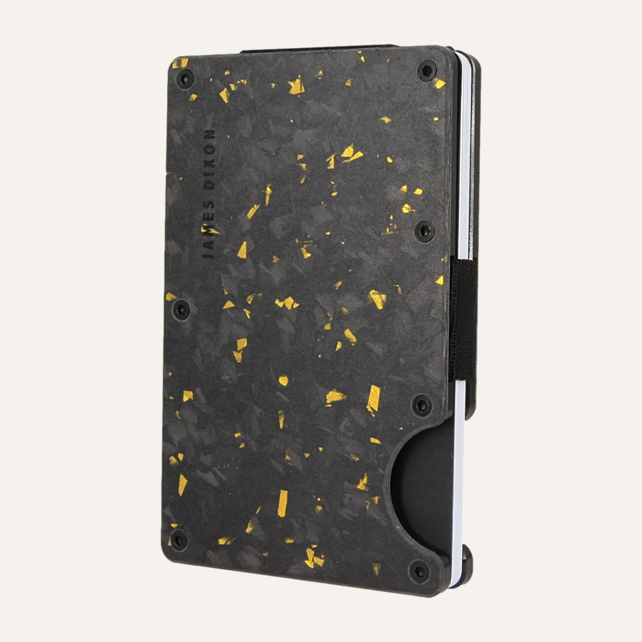 Black/Yellow - Carbon - Geldklammer - Kartenhalter