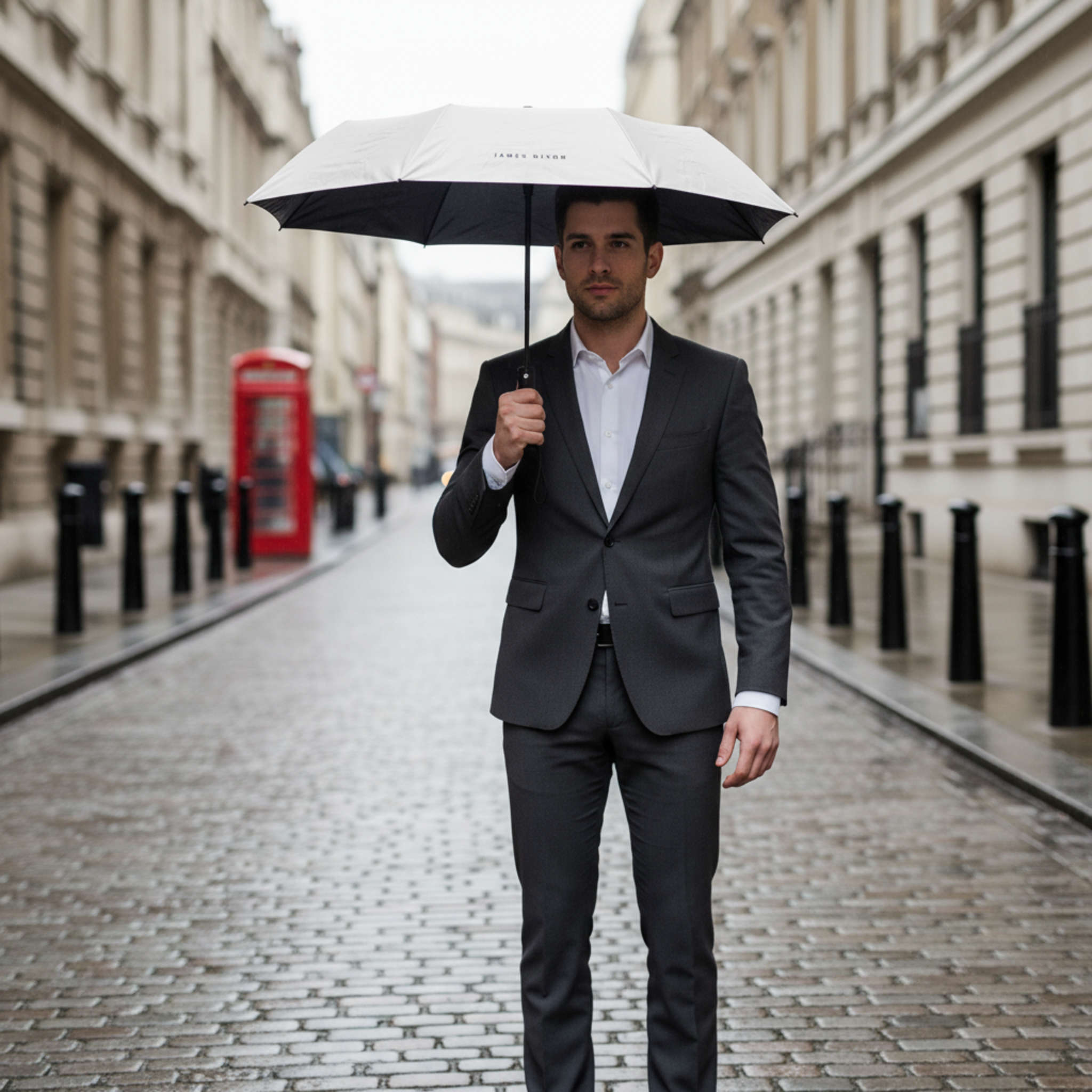 Eclipse Umbrella – White & Black