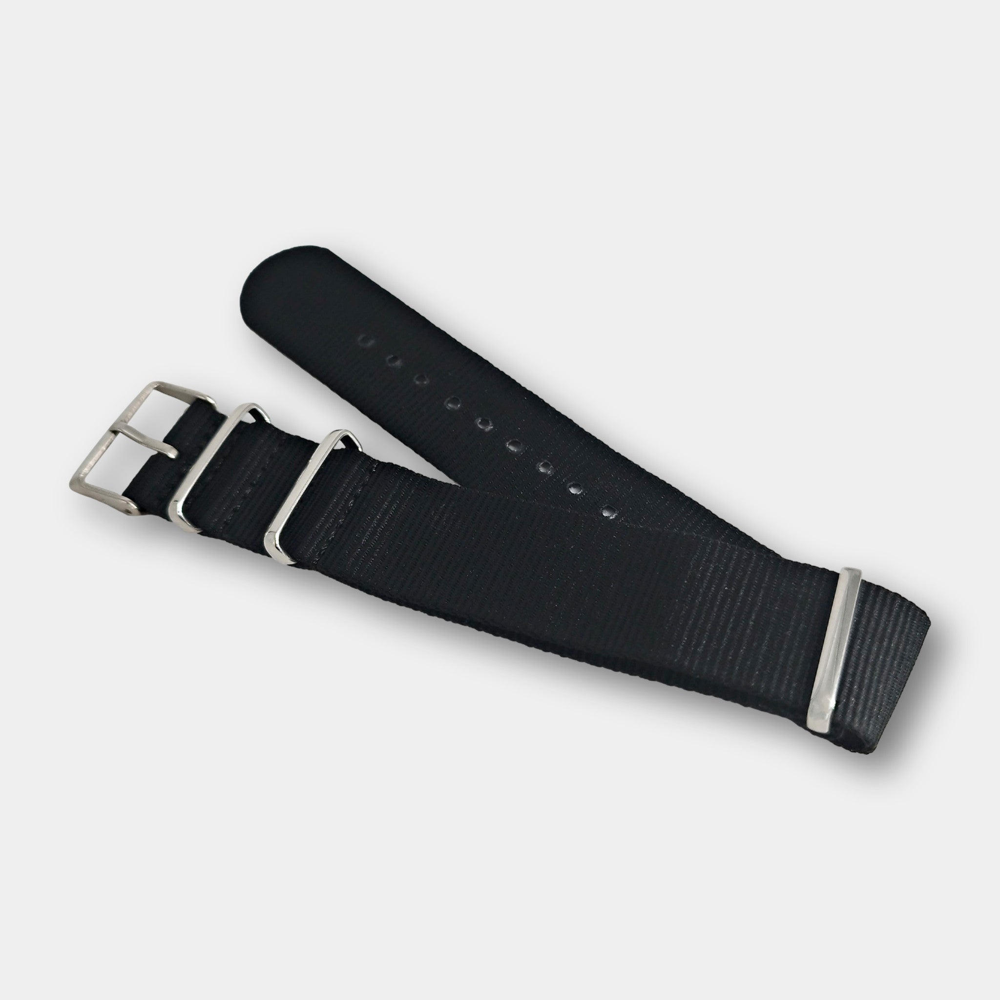 Field Strap - 22mm Black Nylon