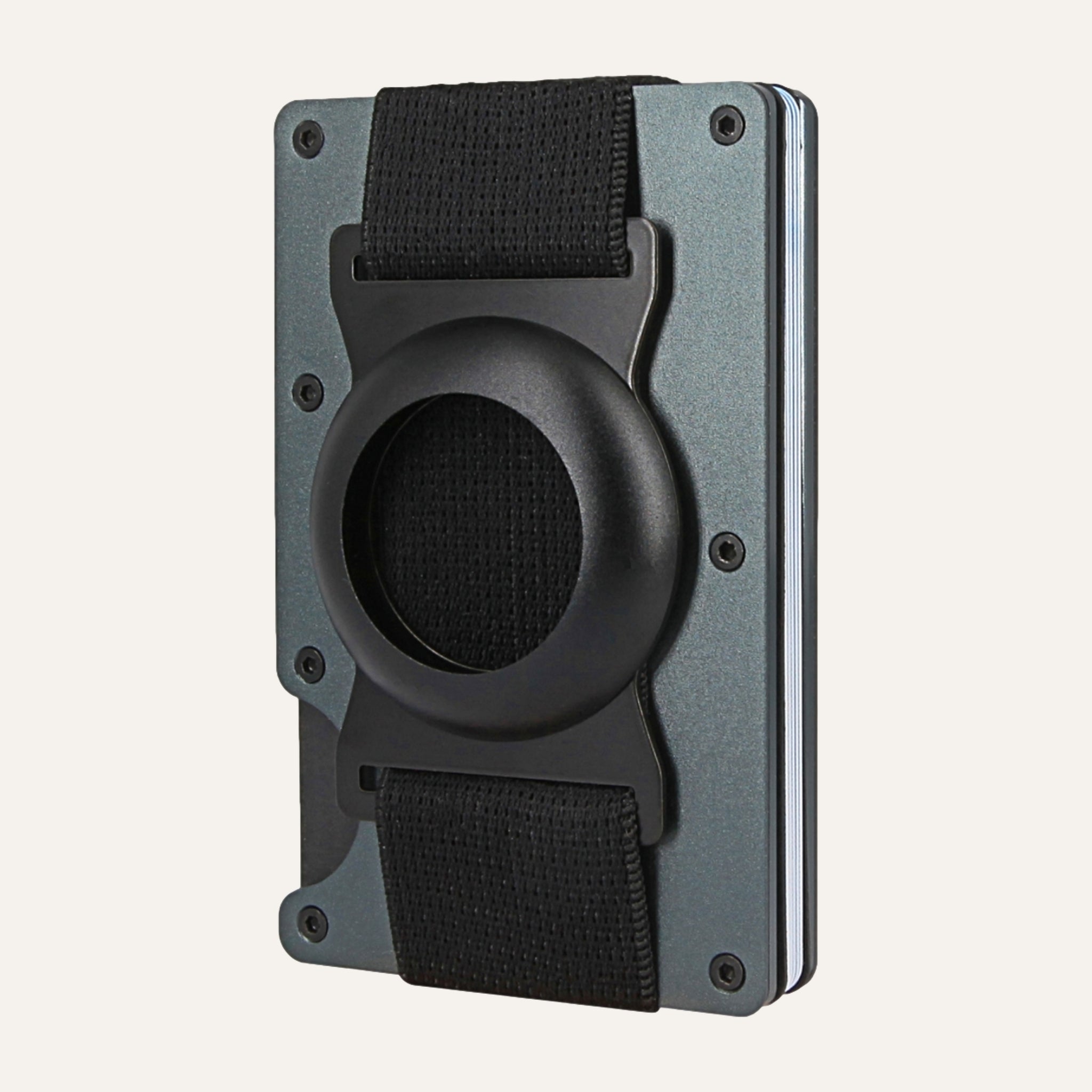 Black - AirTag compatible - Cash Strap