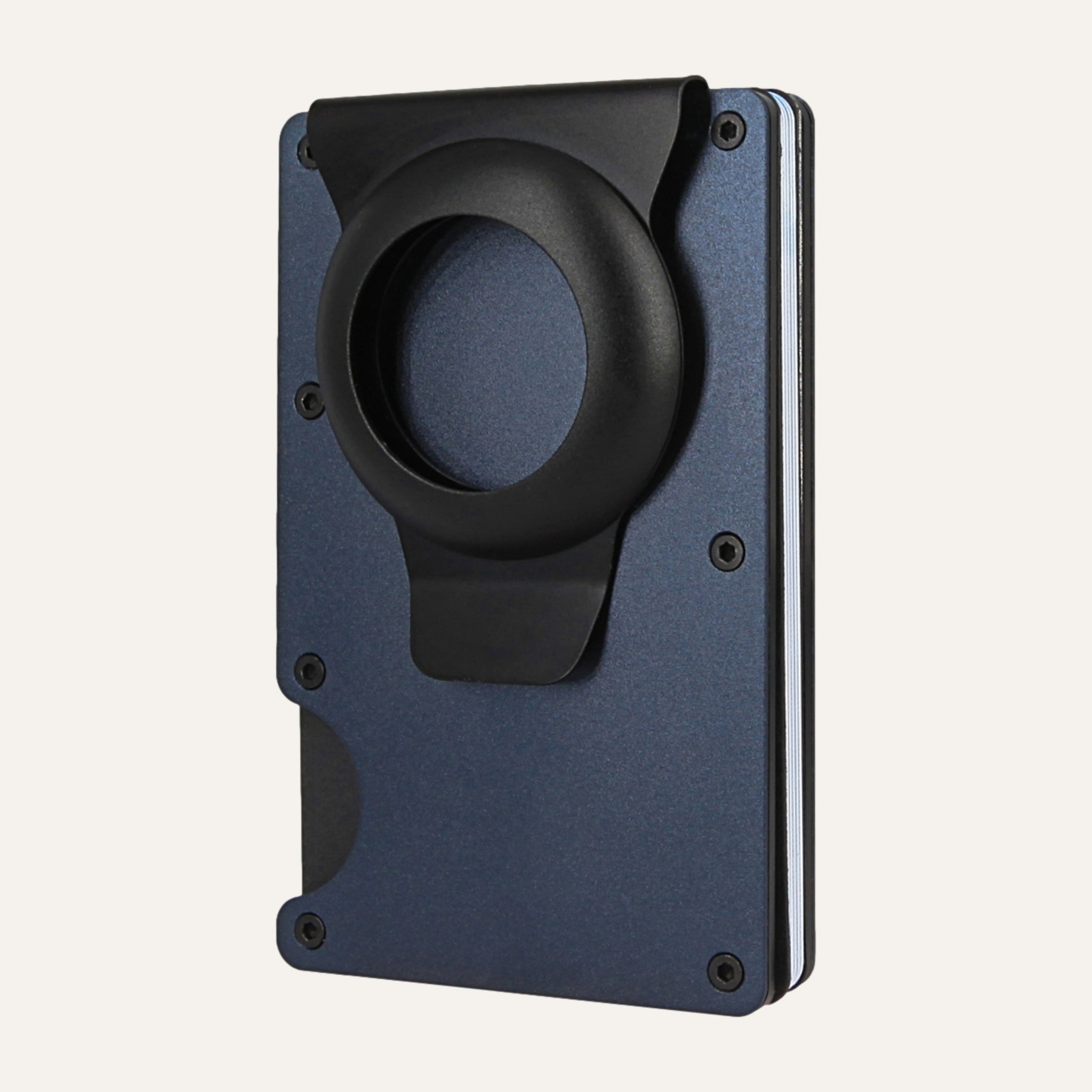 Black - AirTag compatible - Money Clip