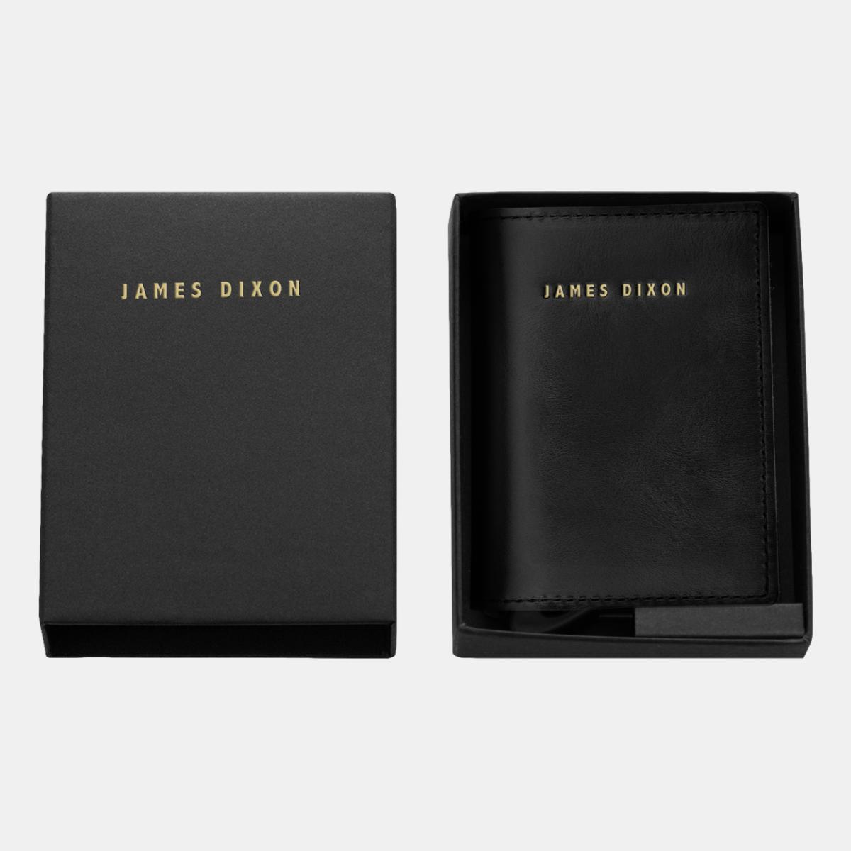 jd0002 james dixon puro classic black gold wallet box