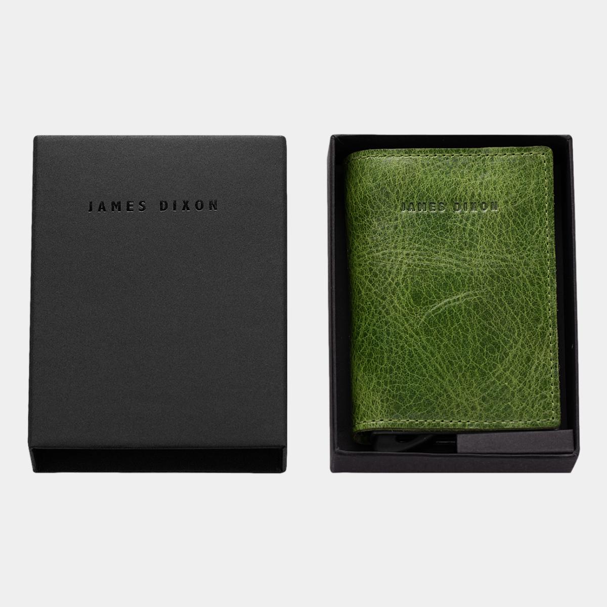 jd0008 james dixon puro classic green wallet box