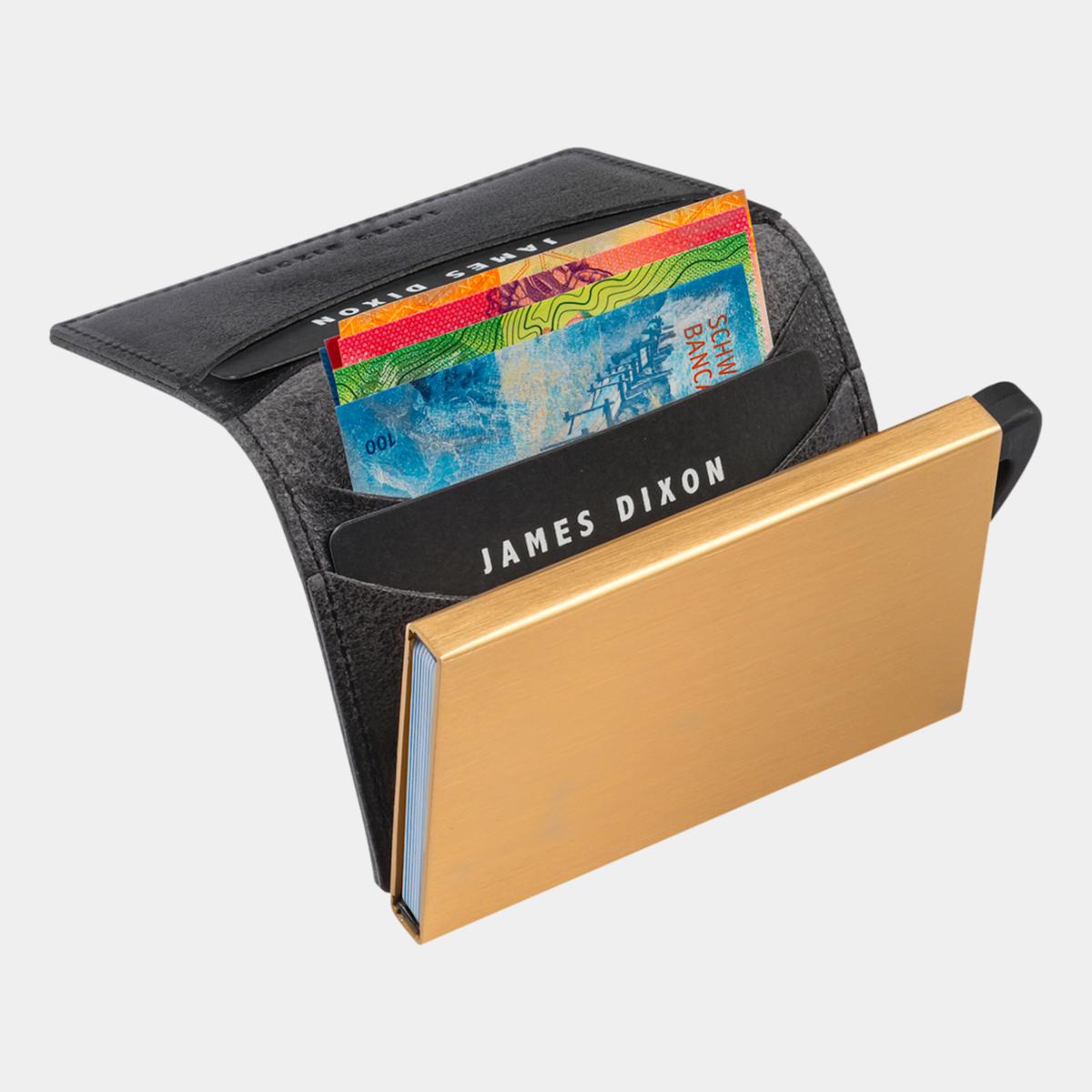 jd0060 james dixon puro raw black gold wallet notes