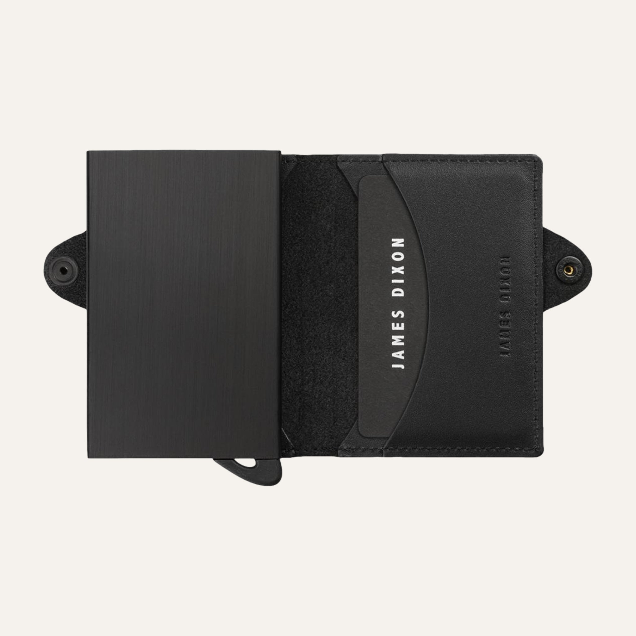 Black - One - Snap - Wallet