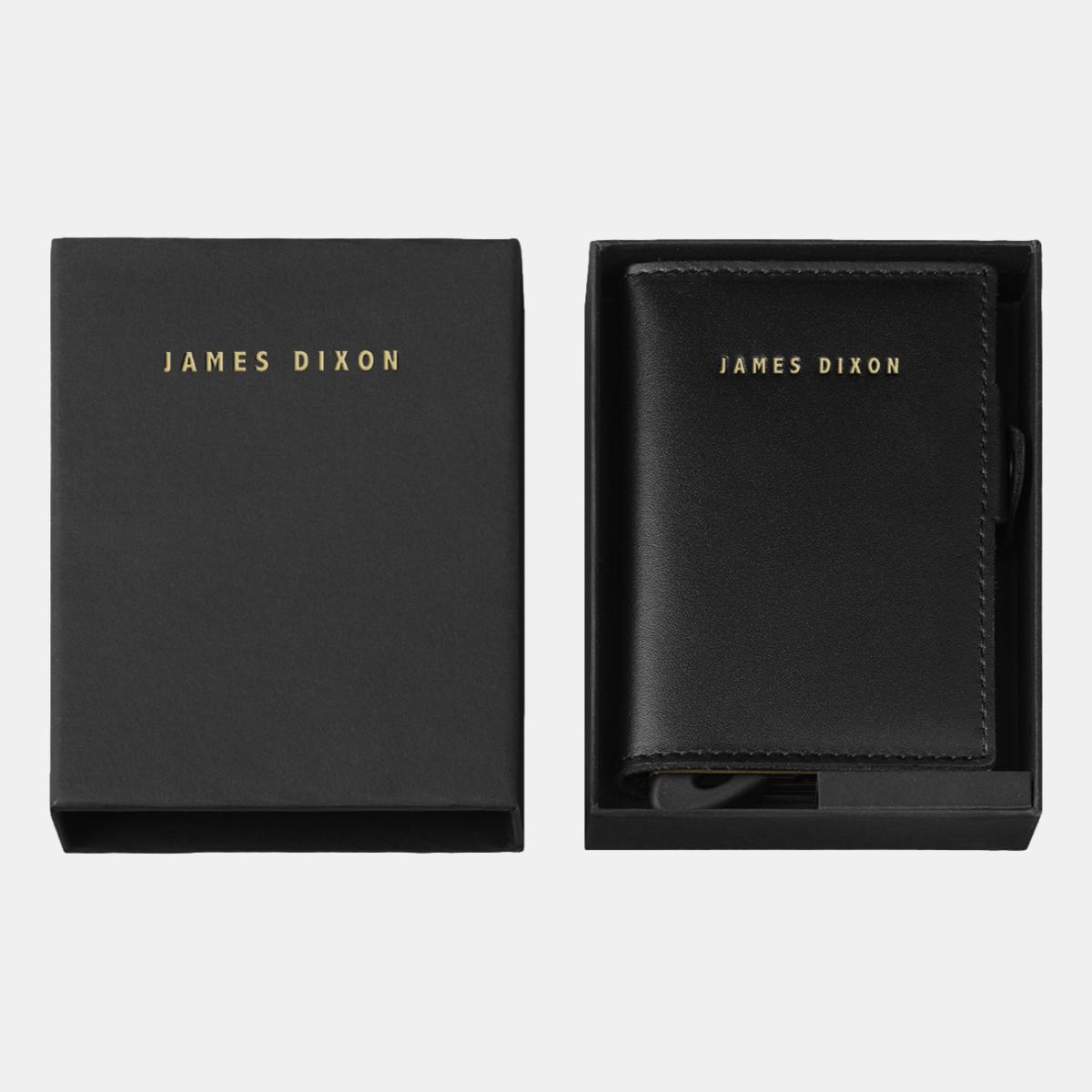 jd0072 james dixon boton one black gold wallet box