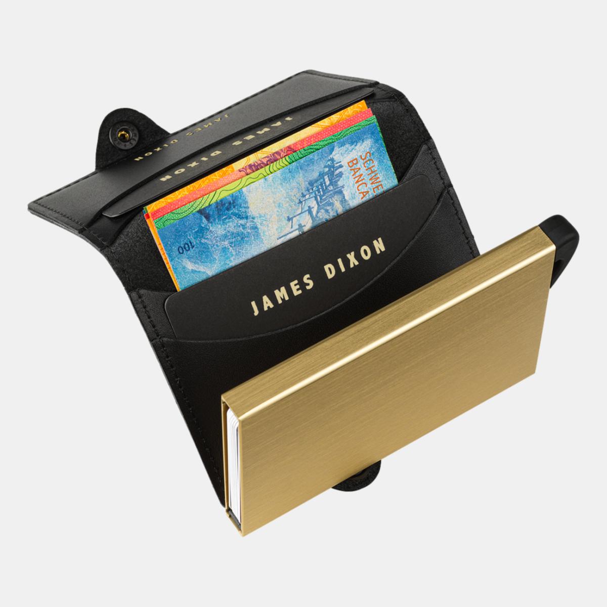 jd0072 james dixon boton one black gold wallet notes