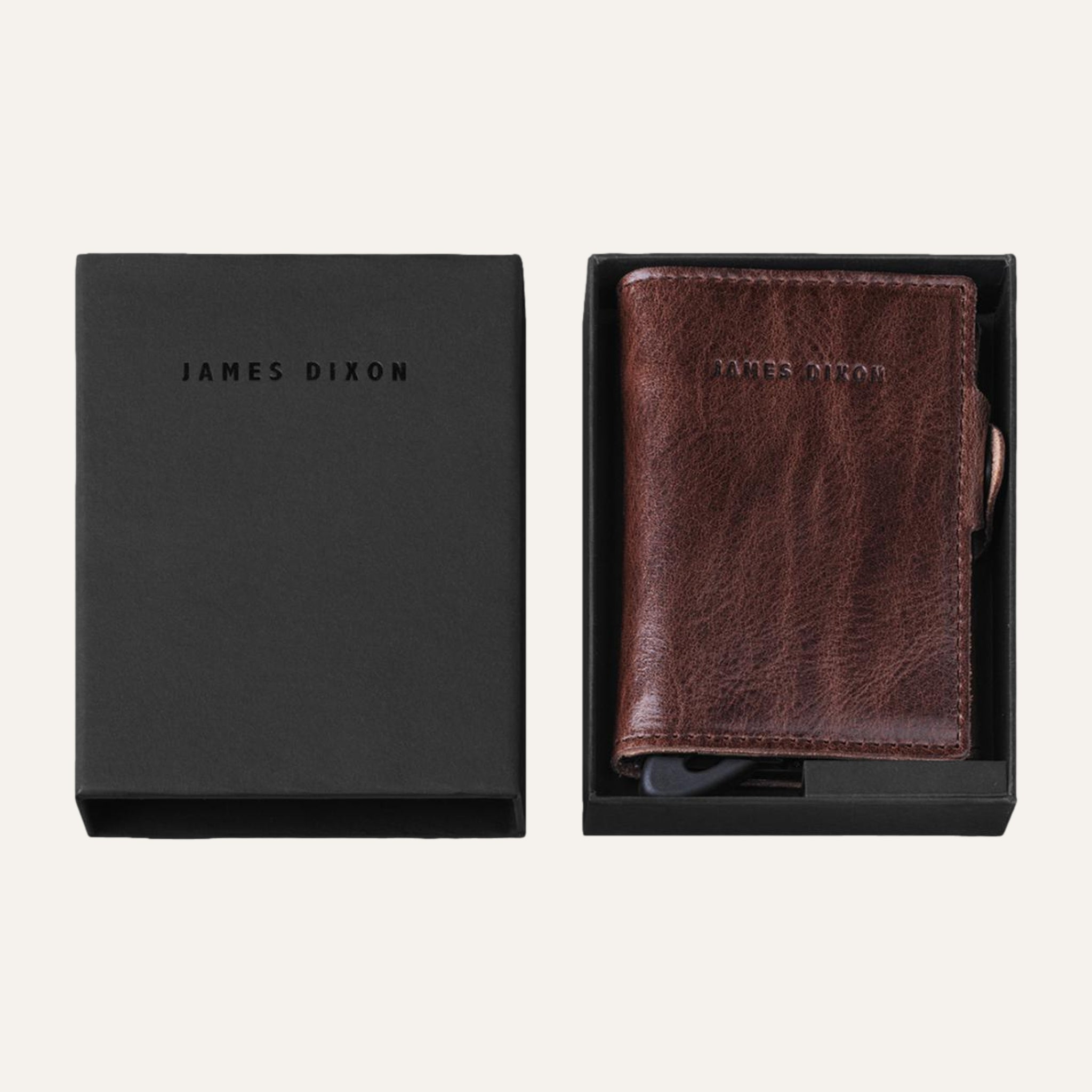 Cacao Brown - Classic - Münzfach - Knopf - Portemonnaie