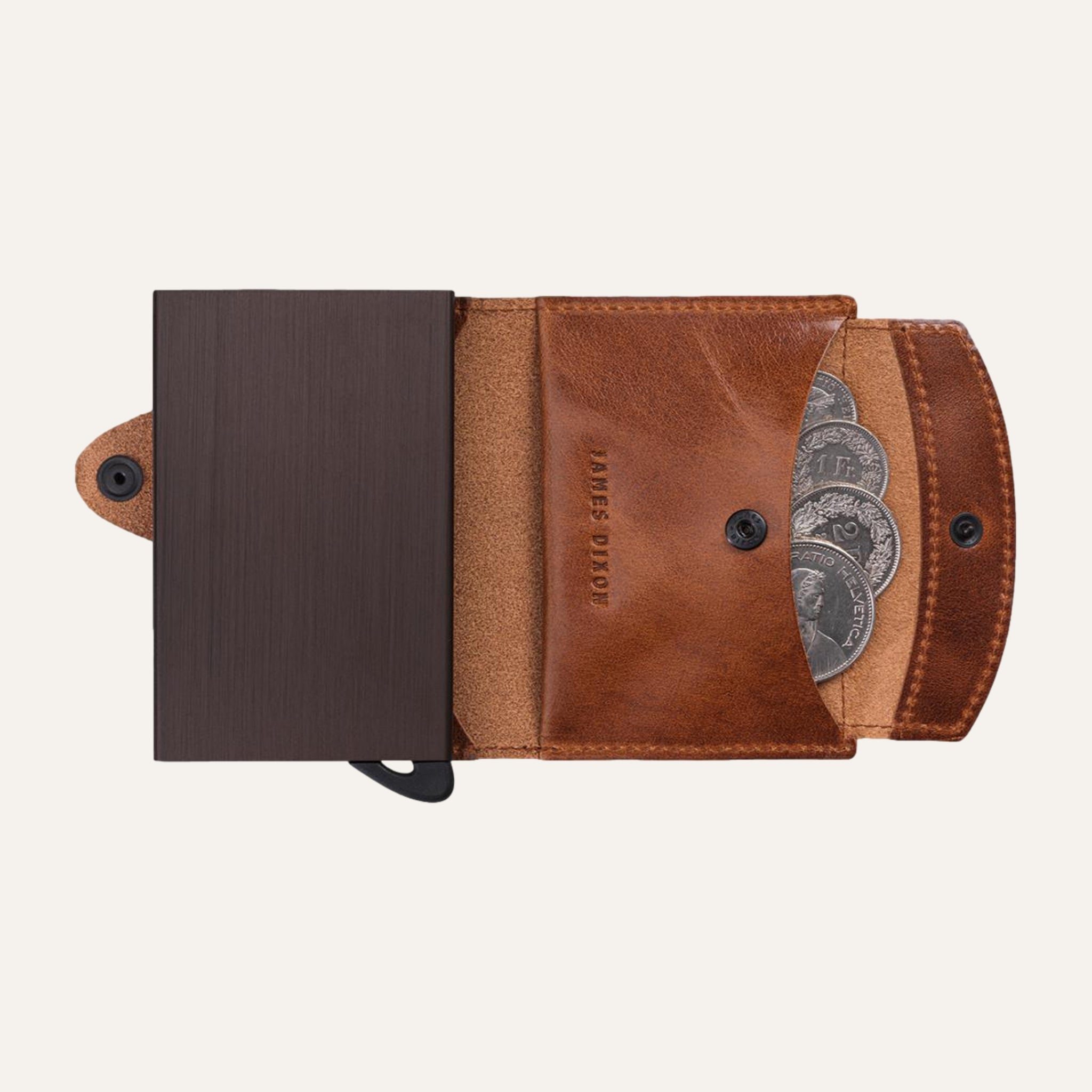 Brown Havana - Classic - Coin Pocket - Snap - Wallet