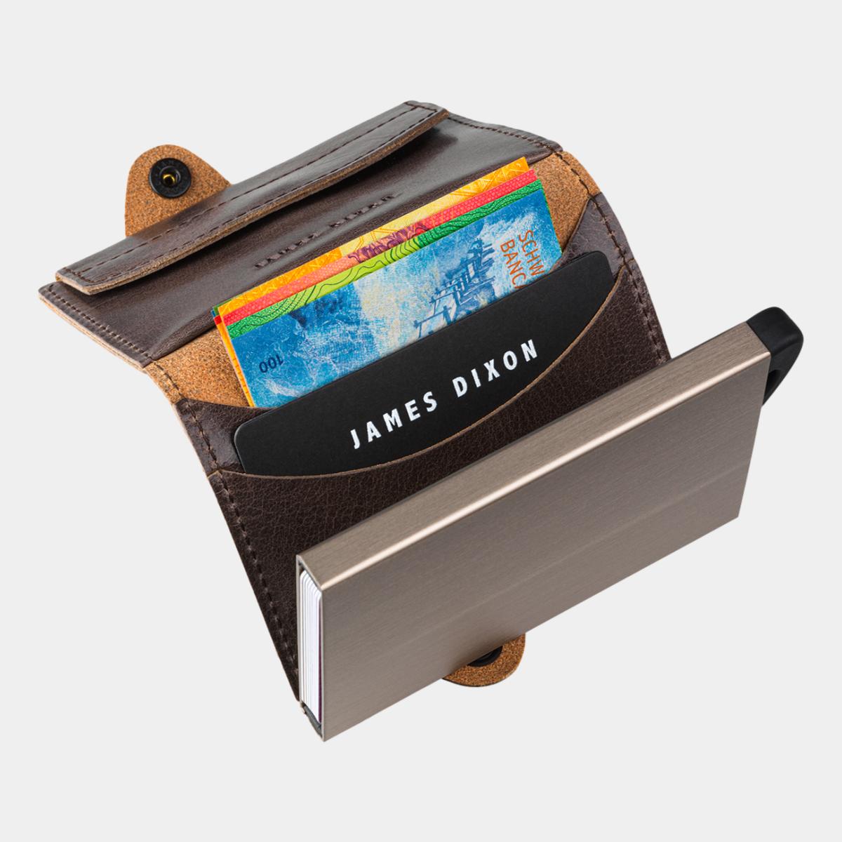 jd0084 james dixon boton classic saddle brown coin pocket wallet notes