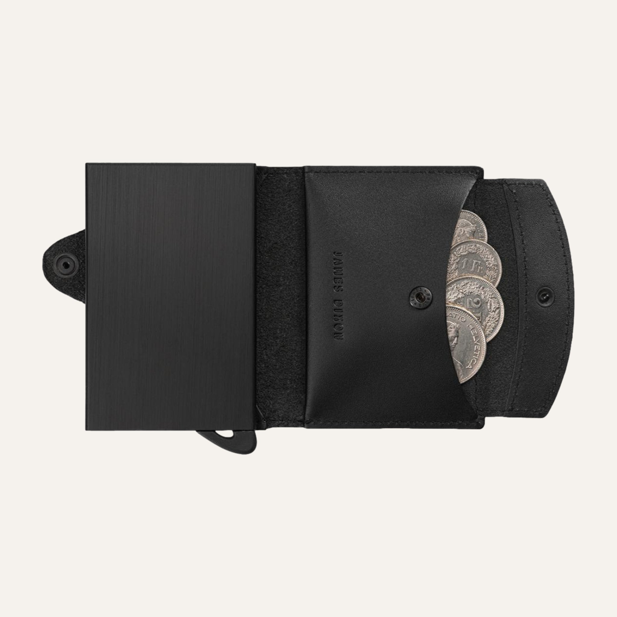 All Black - One - Monedero - Botón - Cartera