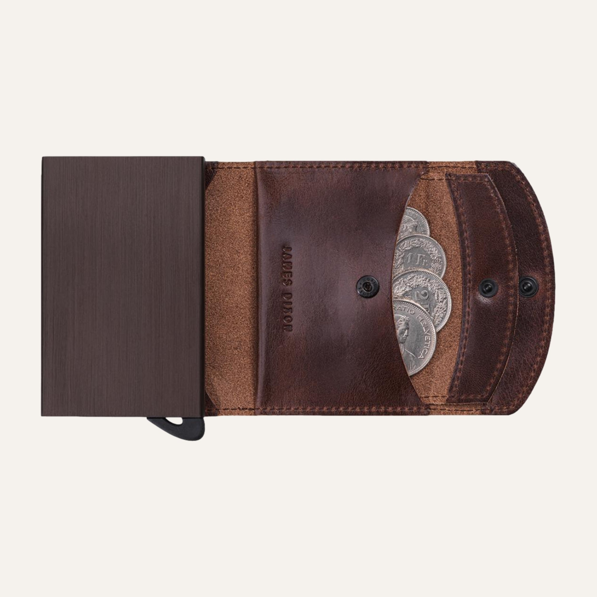 Dark Brown Cacao - Classic - Coin Pocket - Flap - Wallet