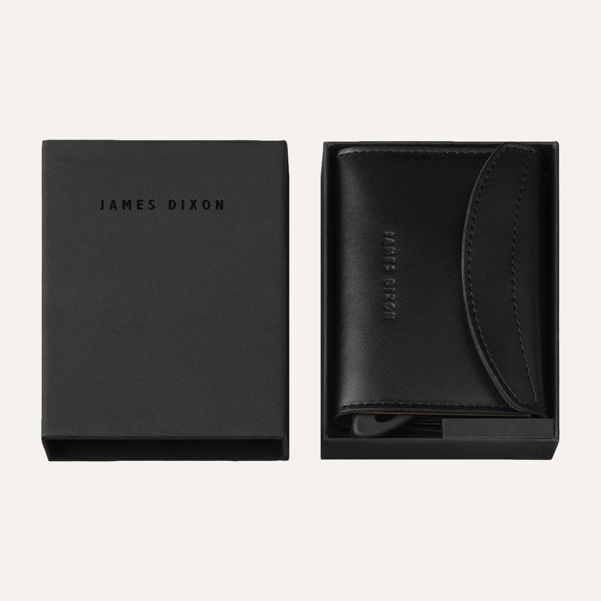 Black - One - Coin Pocket - Flap - Wallet