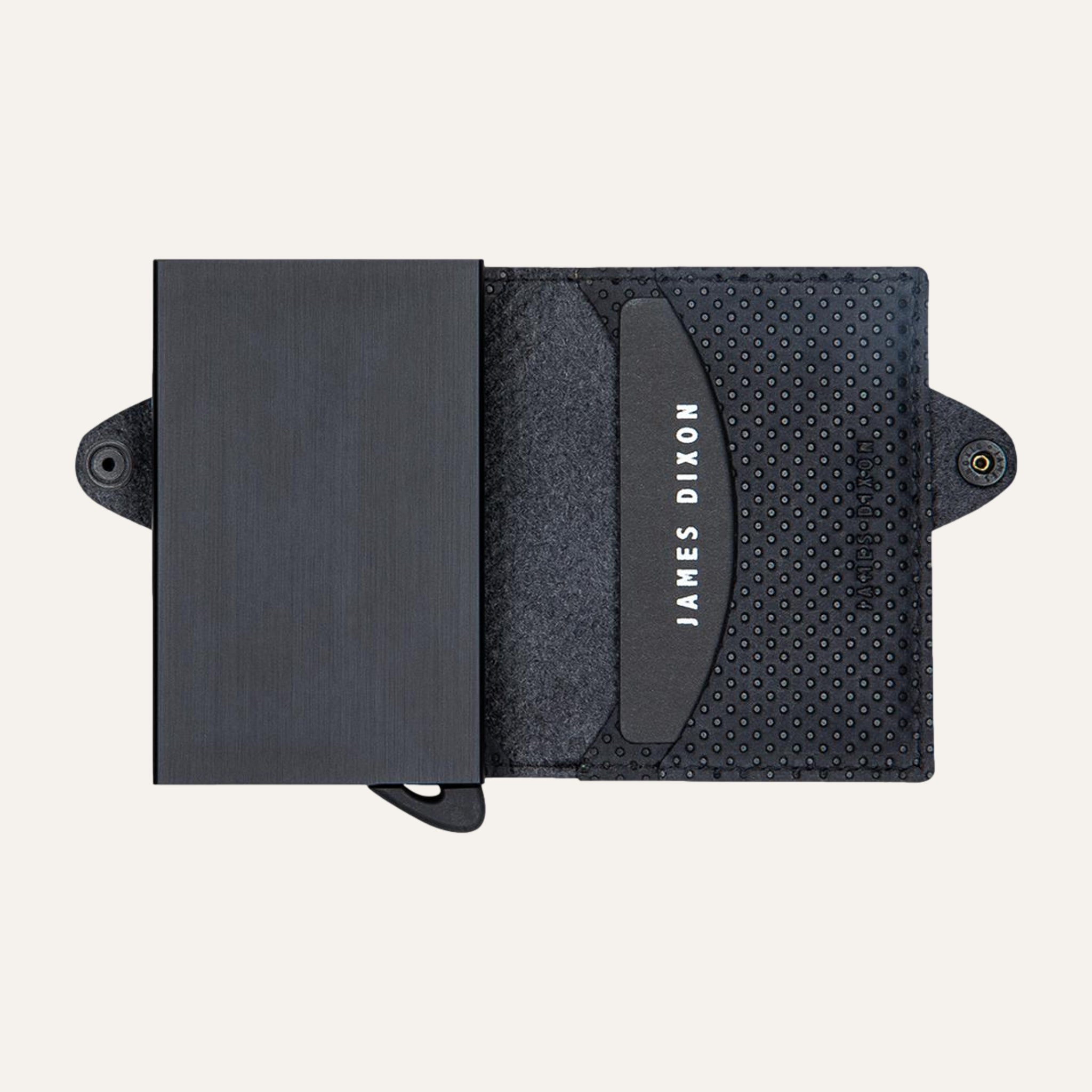 Black - Racing - Snap - Wallet