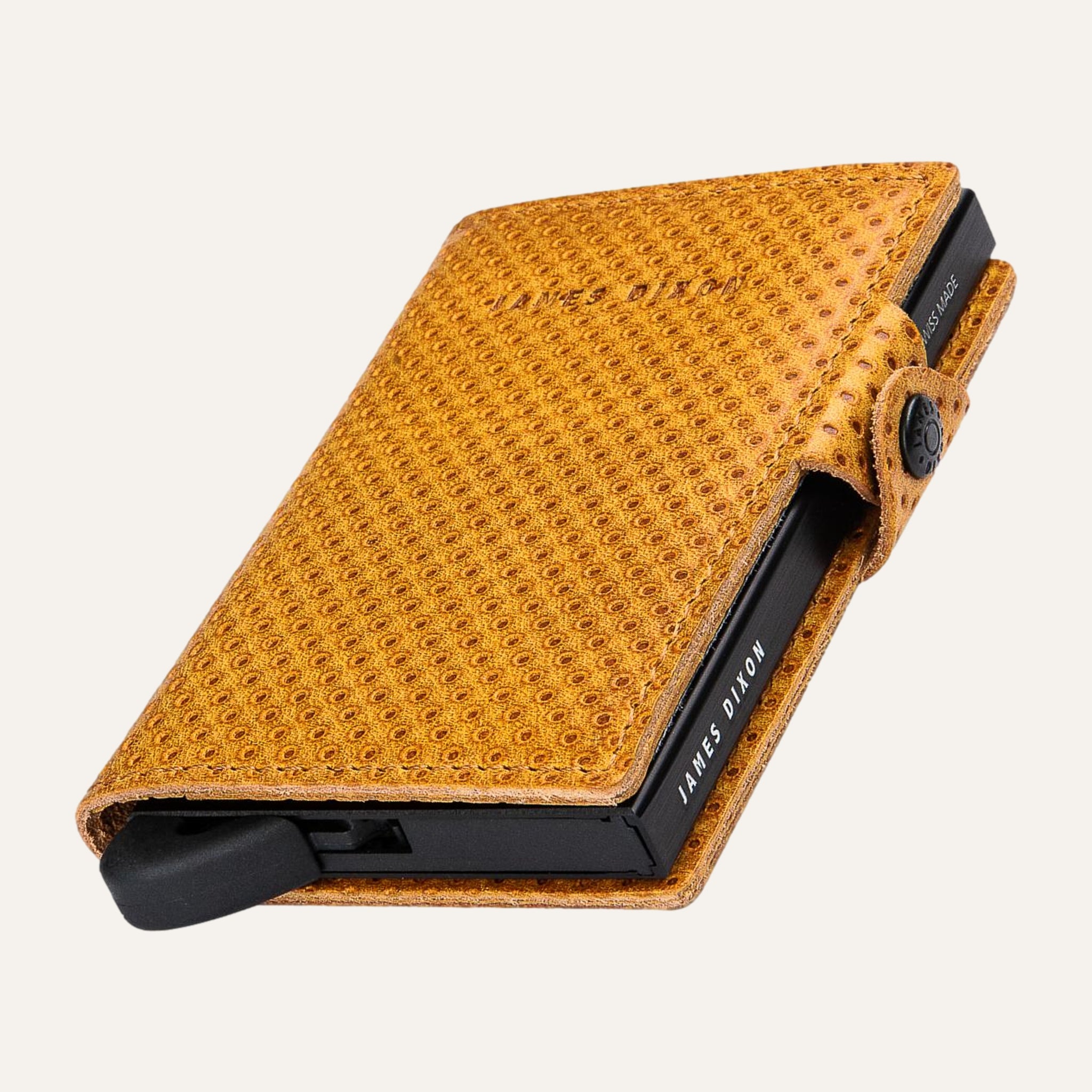 James Dixon Slim RFID Wallet, Rust, Racing, Snap