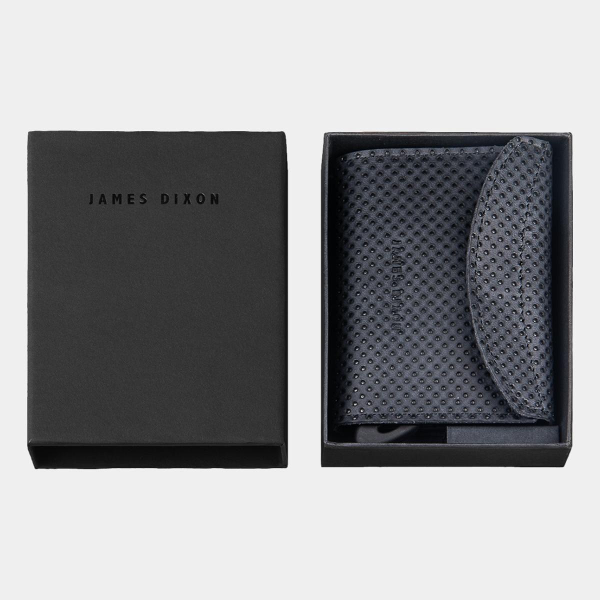 jd0154 james dixon grande racing all black coin pocket wallet box