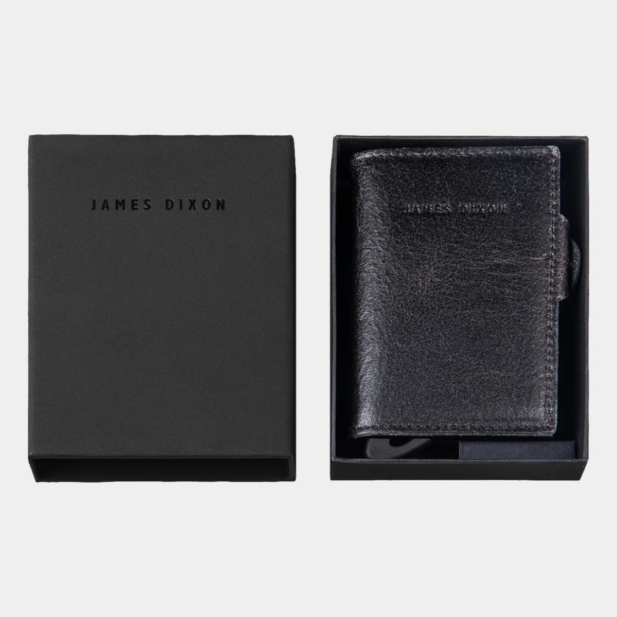 jd0170 james dixon boton raw all black coin pocket wallet box