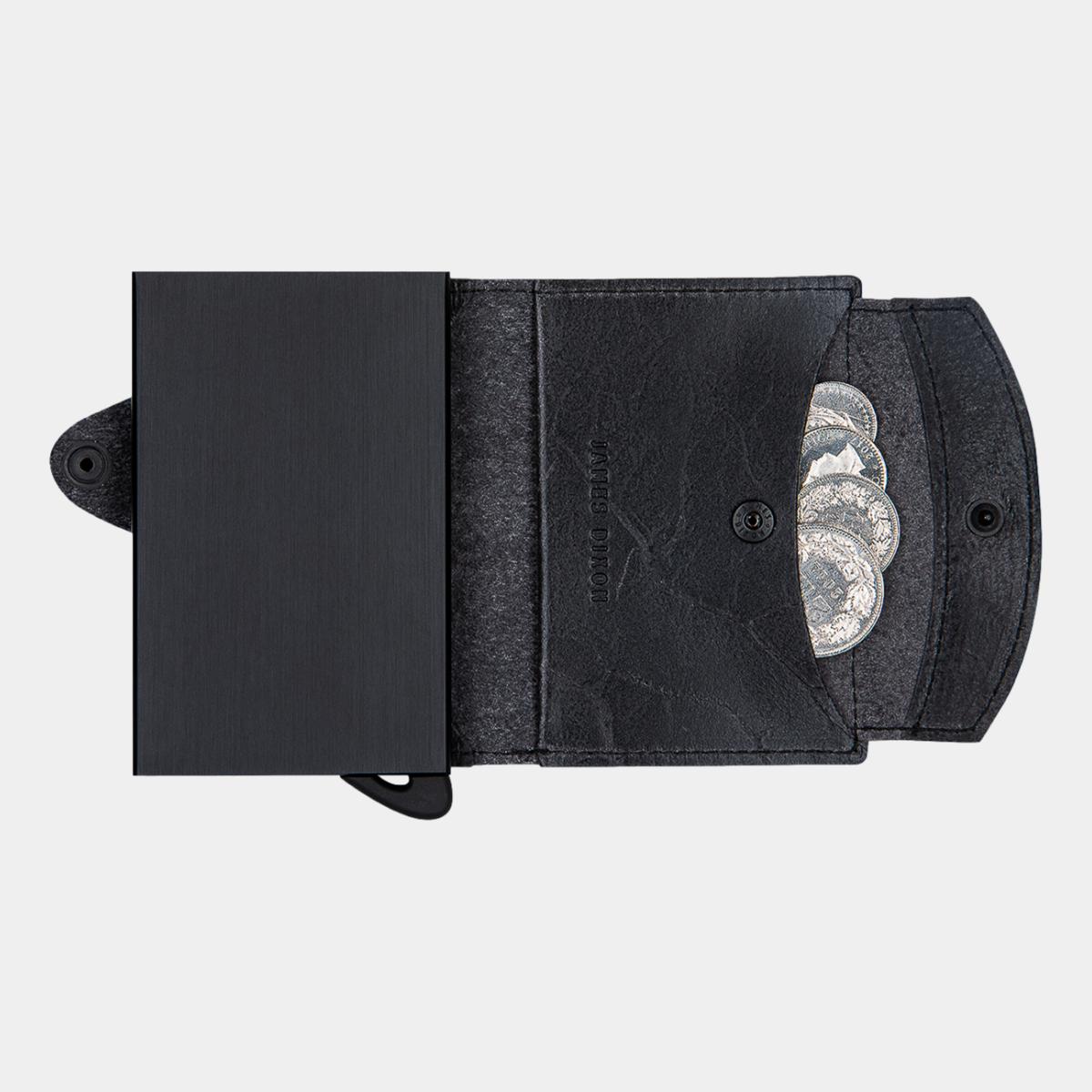 jd0170 james dixon boton raw all black coin pocket wallet coins