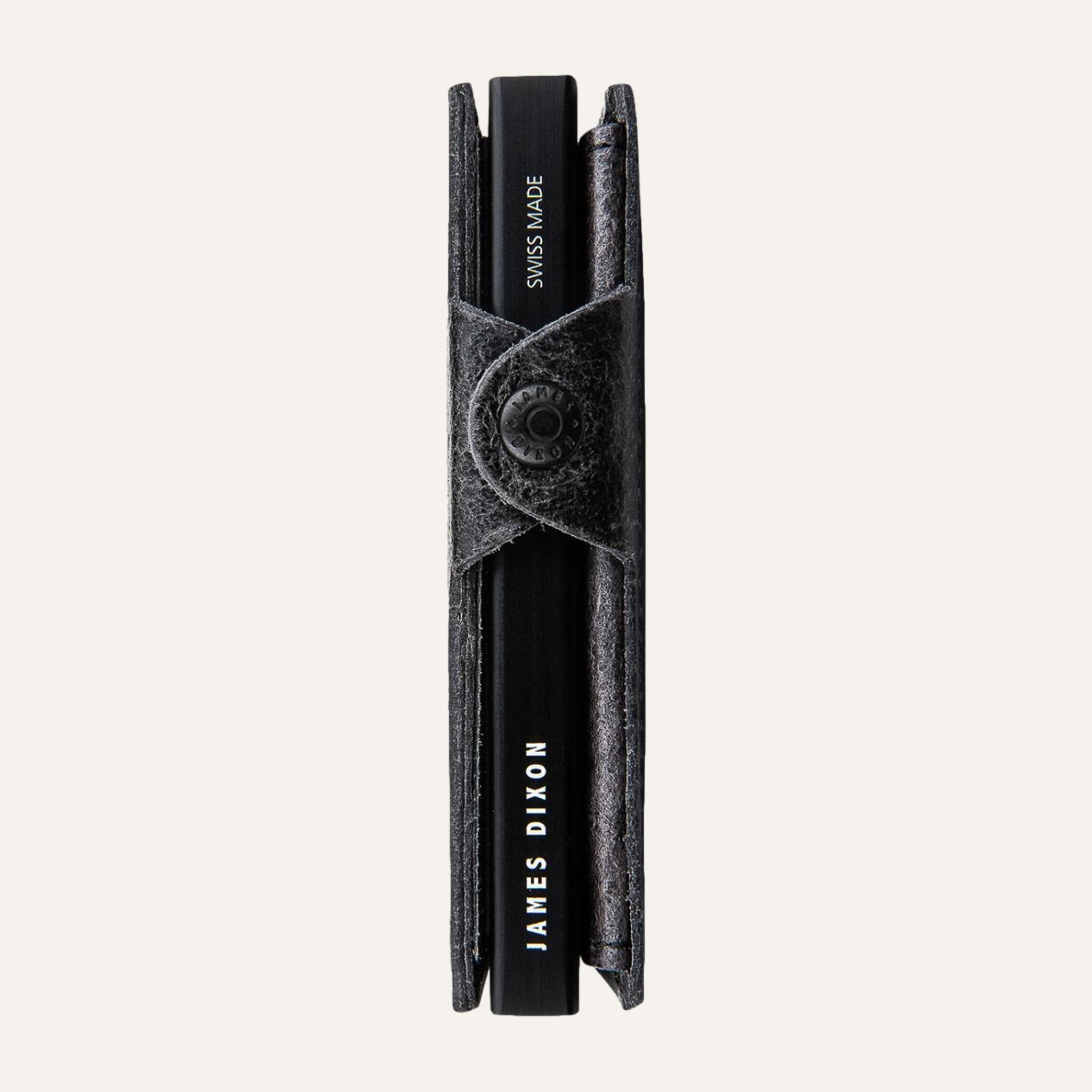 All Black - Raw - Monnaie - Bouton - Porte-cartes