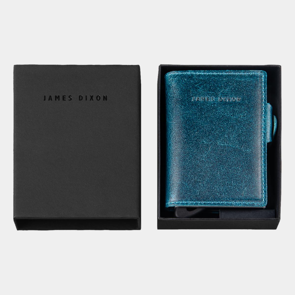 jd0172 james dixon boton raw blue coin pocket wallet box