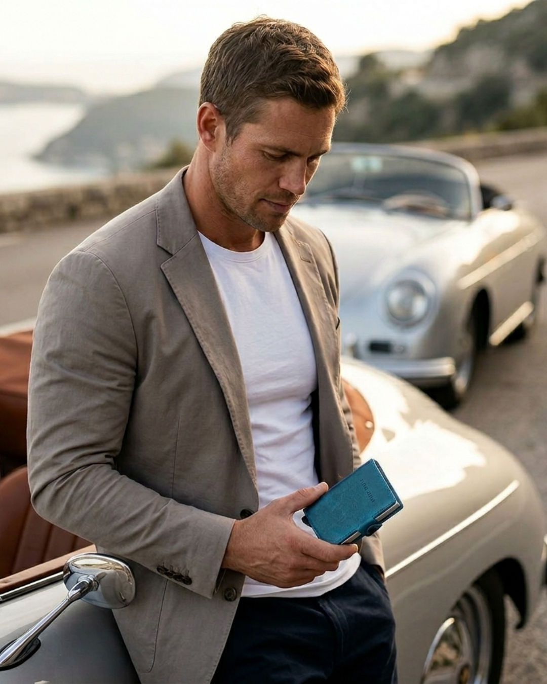 Blue - Raw - Coin Pocket - Snap - Wallet