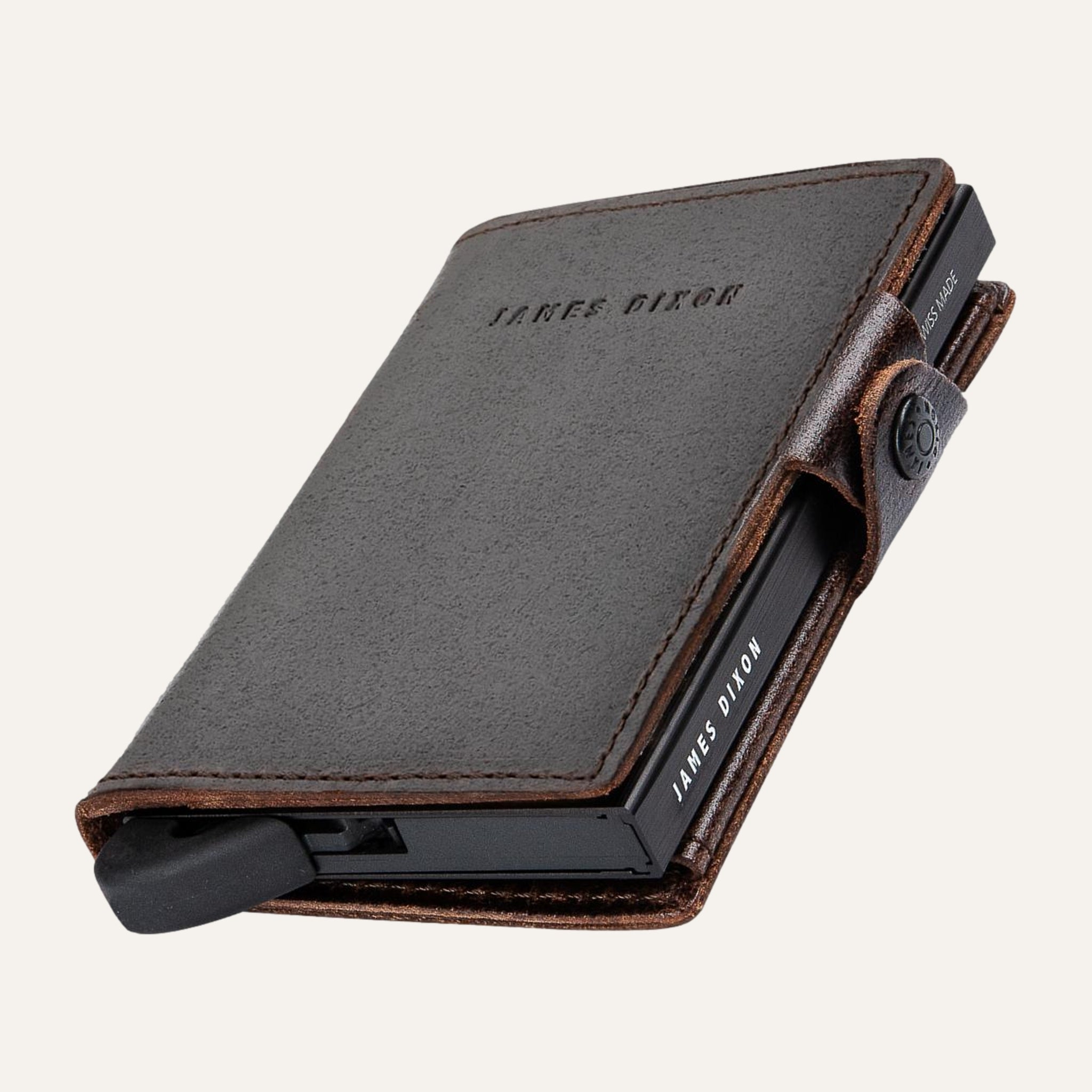 Dark Brown Tobacco - Raw - Coin Pocket - Snap - Wallet