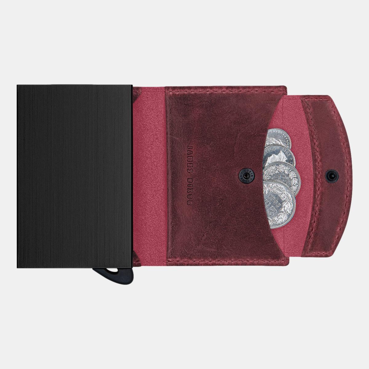 jd0191 james dixon puro raw red coin pocket wallet coins