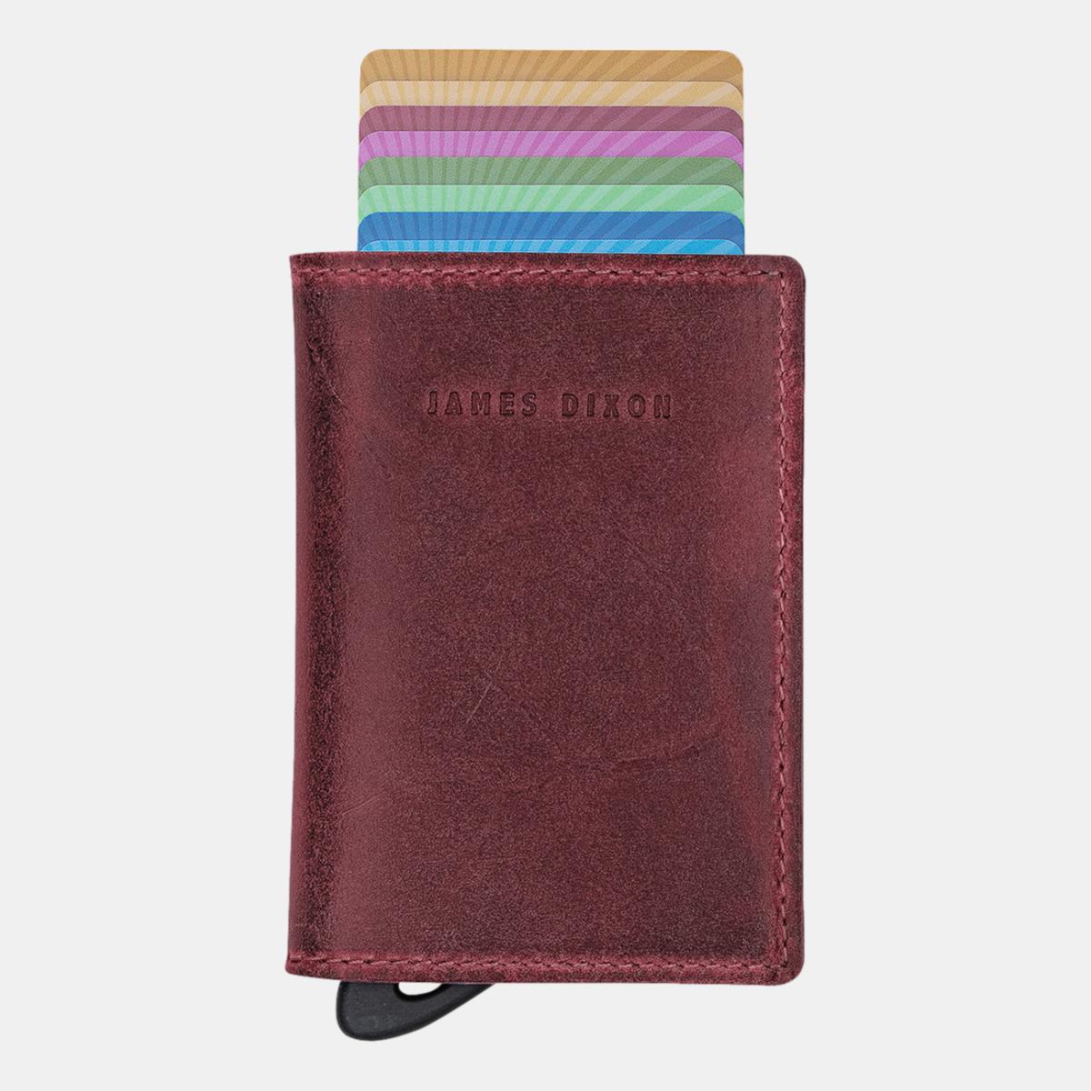 jd0191 james dixon puro raw red coin pocket wallet front
