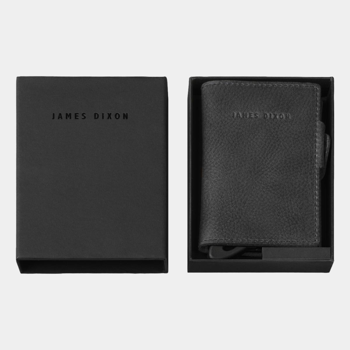 jd0209 james dixon boton grace all black coin pocket wallet box