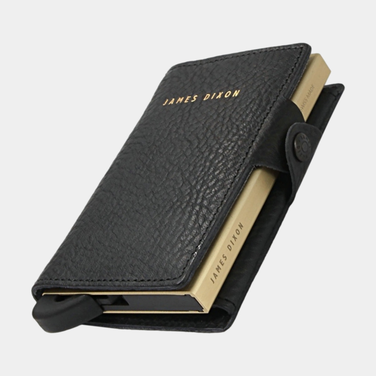 Black/Gold - Grace - Münzfach - Knopf - Portemonnaie