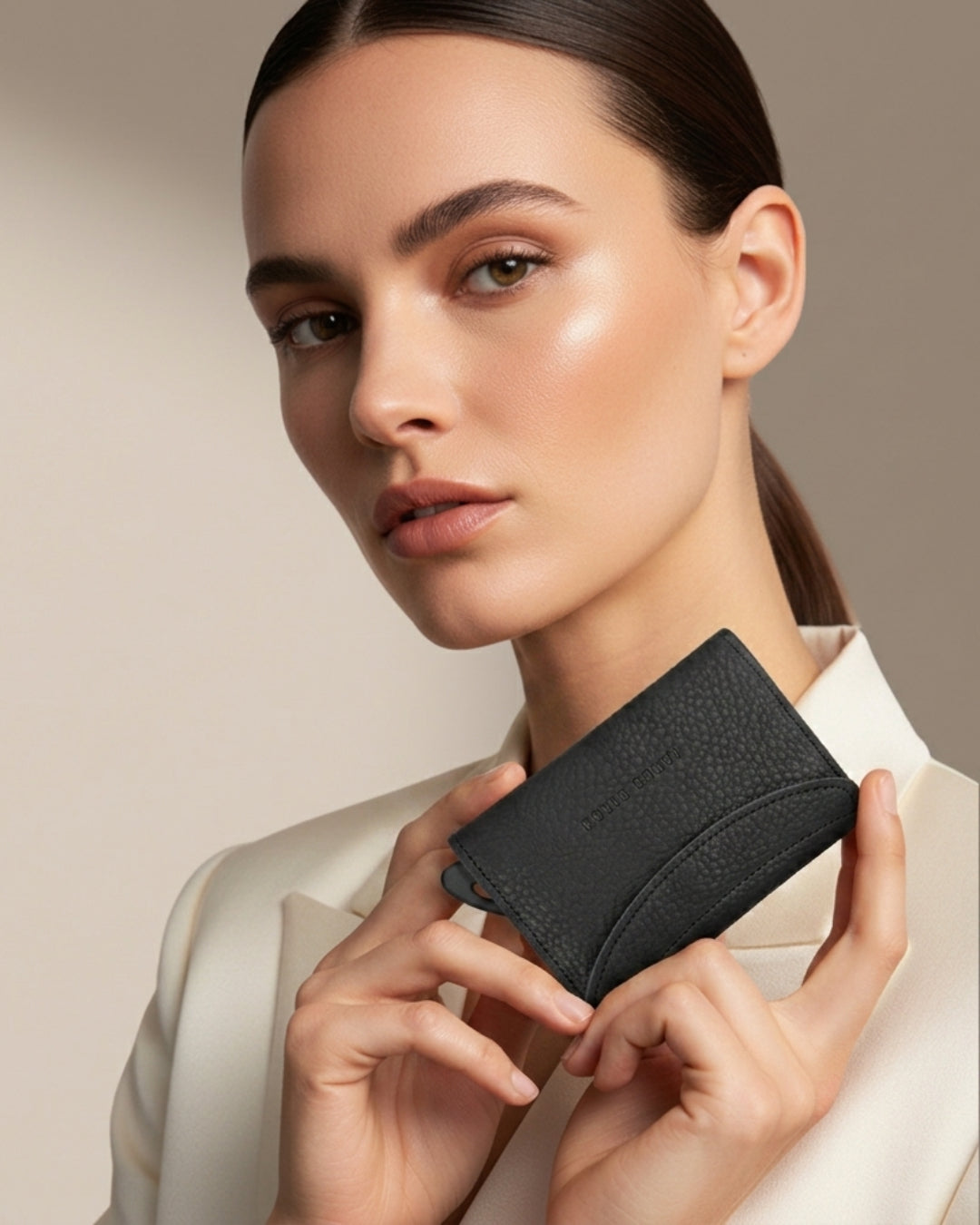 Black - Grace - Coin Pocket - Flap - Wallet