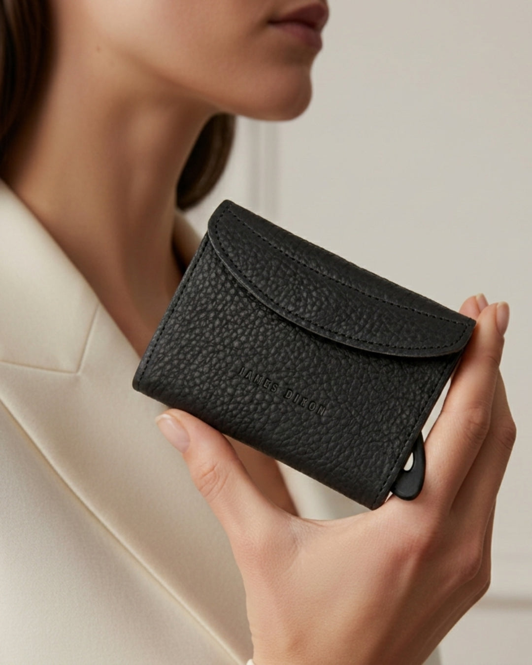 Black - Grace - Coin Pocket - Flap - Wallet