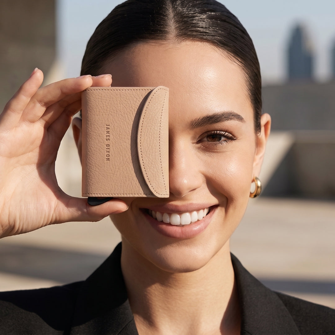 Taupe - Grace - Coin Pocket - Flap - Wallet
