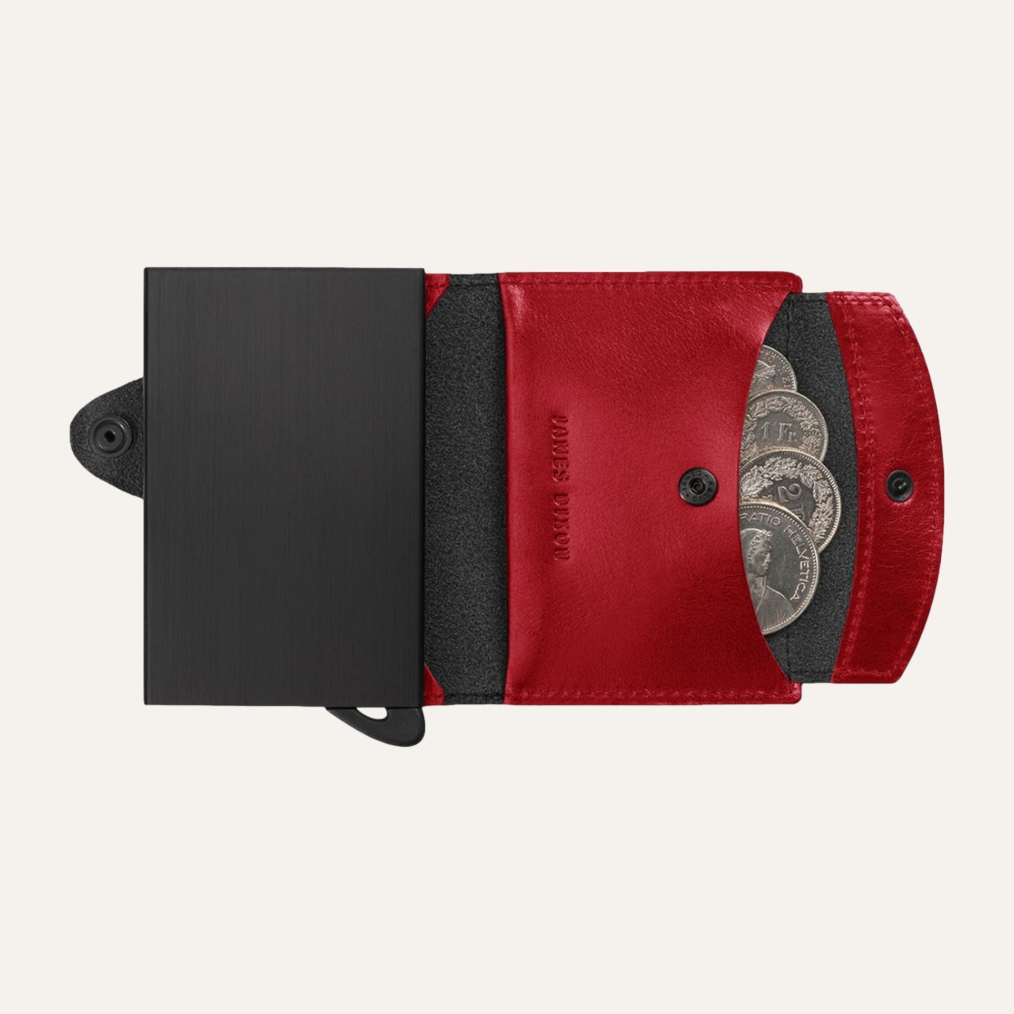 Black/Red Devil - Classic - Coin Pocket - Snap - Wallet