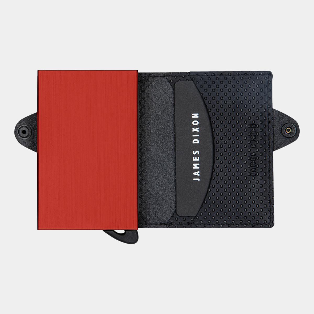 jd0227 james dixon boton racing black scarlet wallet open