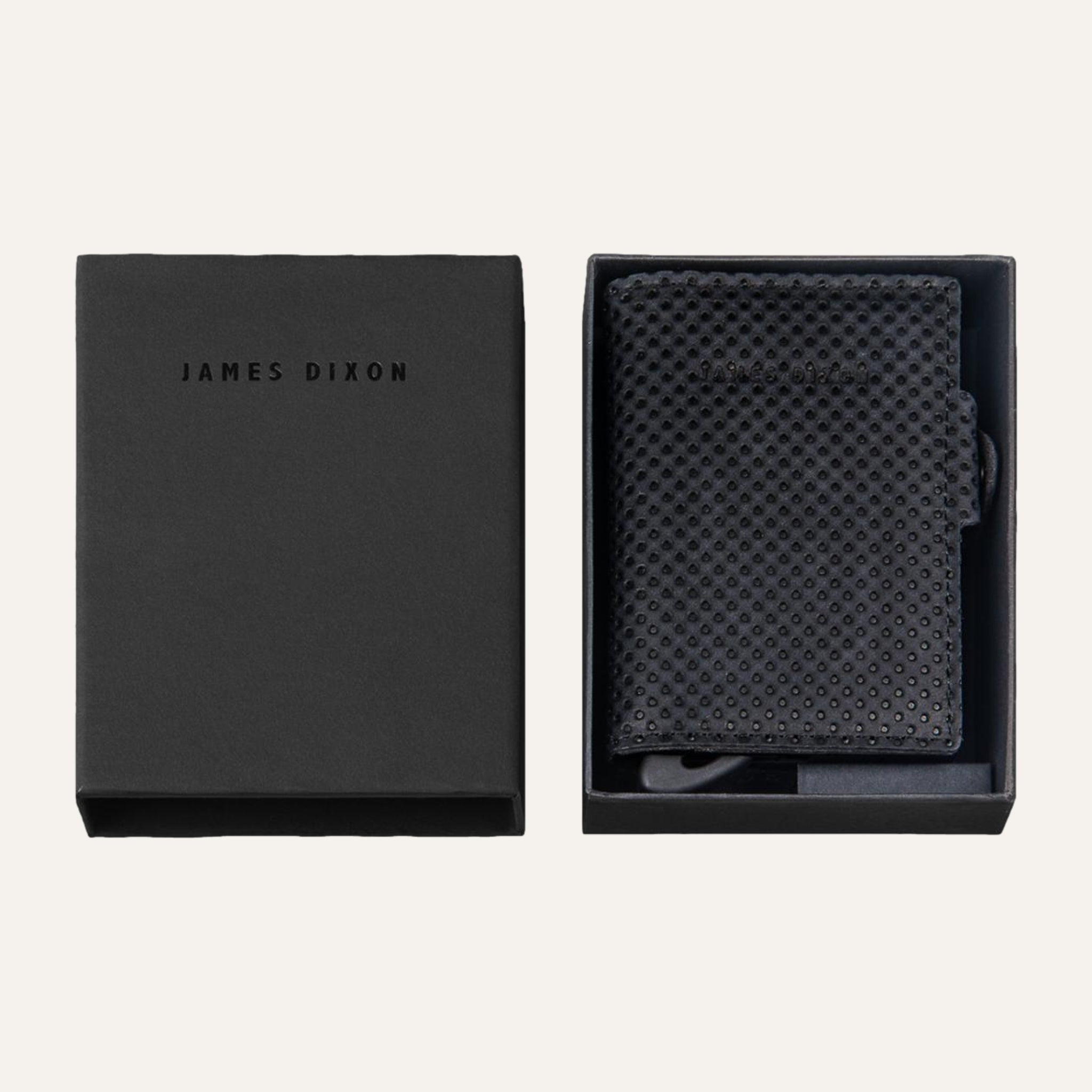 Black/Scarlet - Racing - Münzfach - Knopf - Portemonnaie